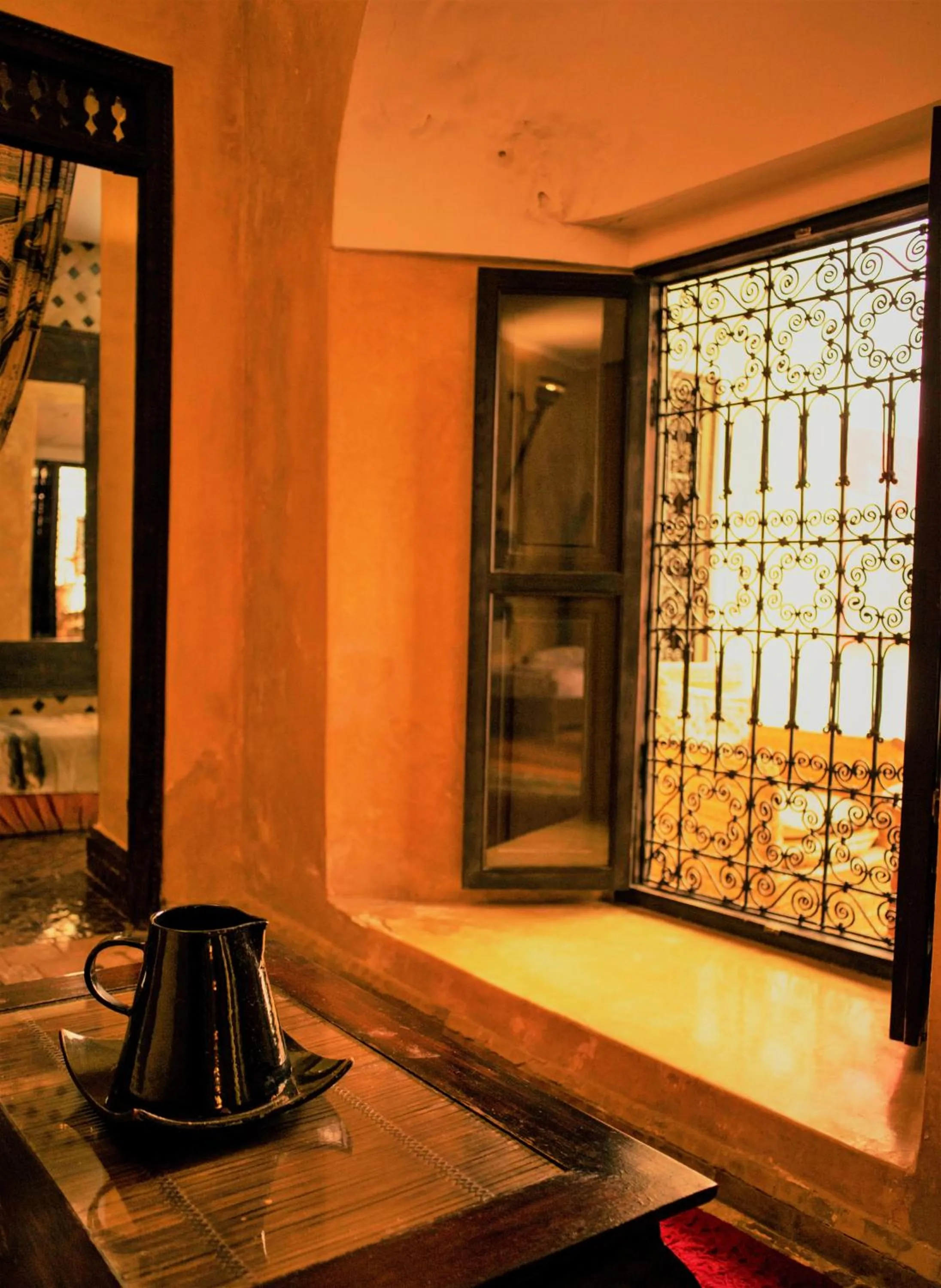 Decorative detail in Riad Bamileke