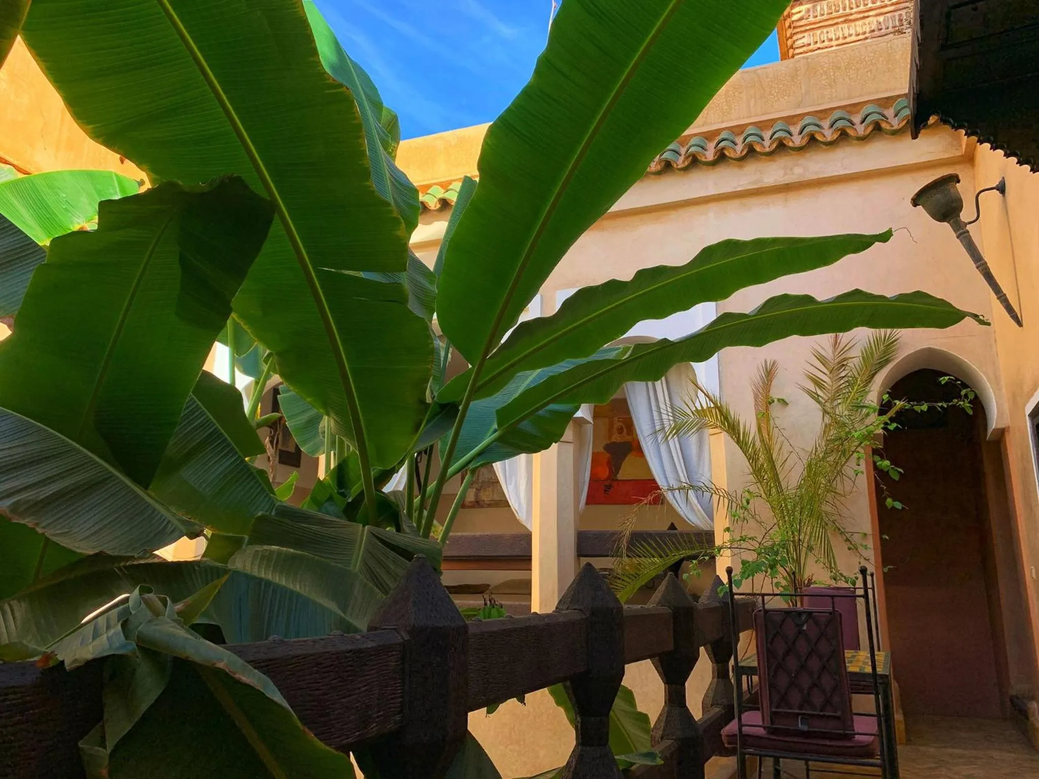 Patio in Riad Bamileke