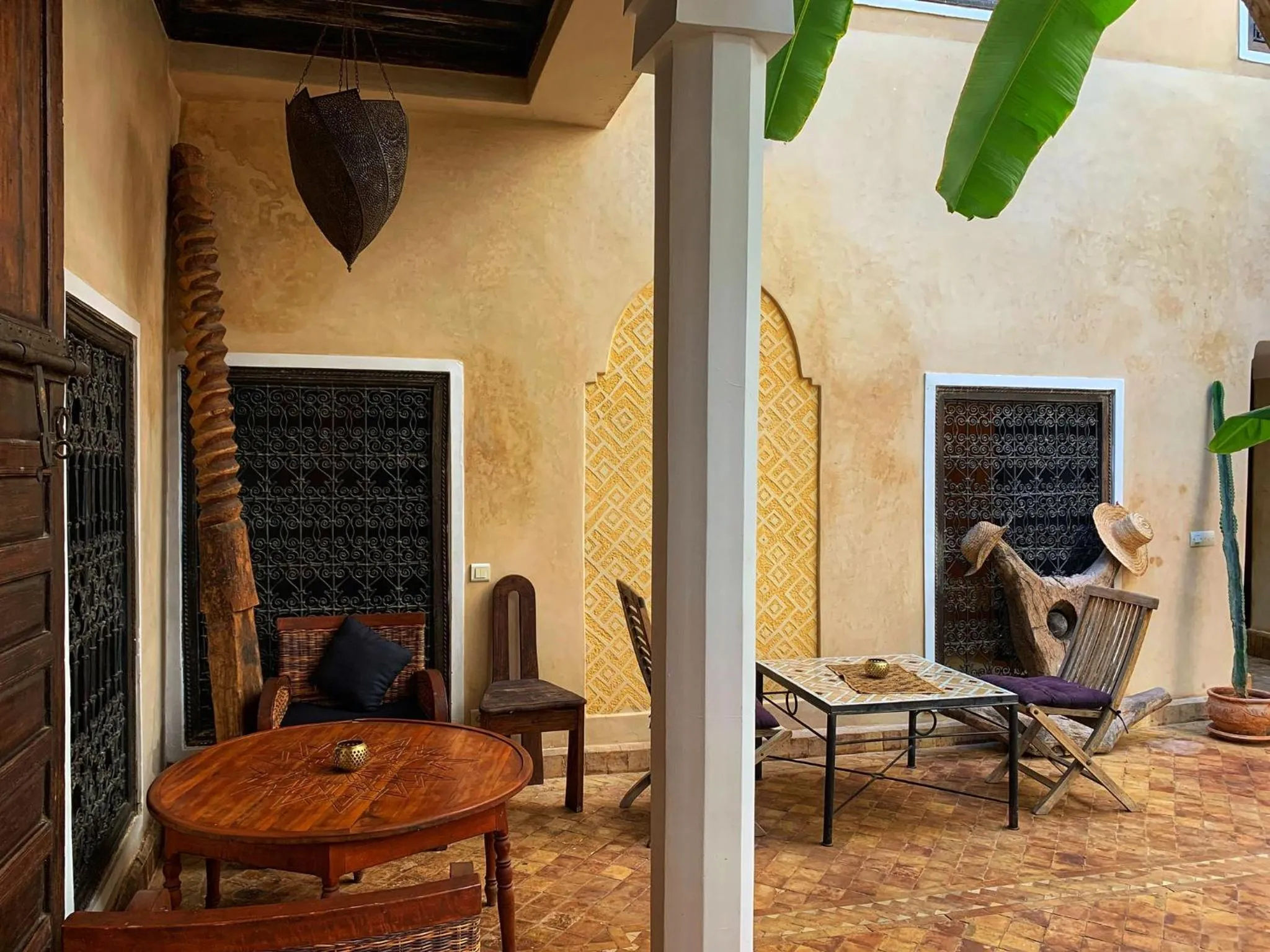 Patio in Riad Bamileke