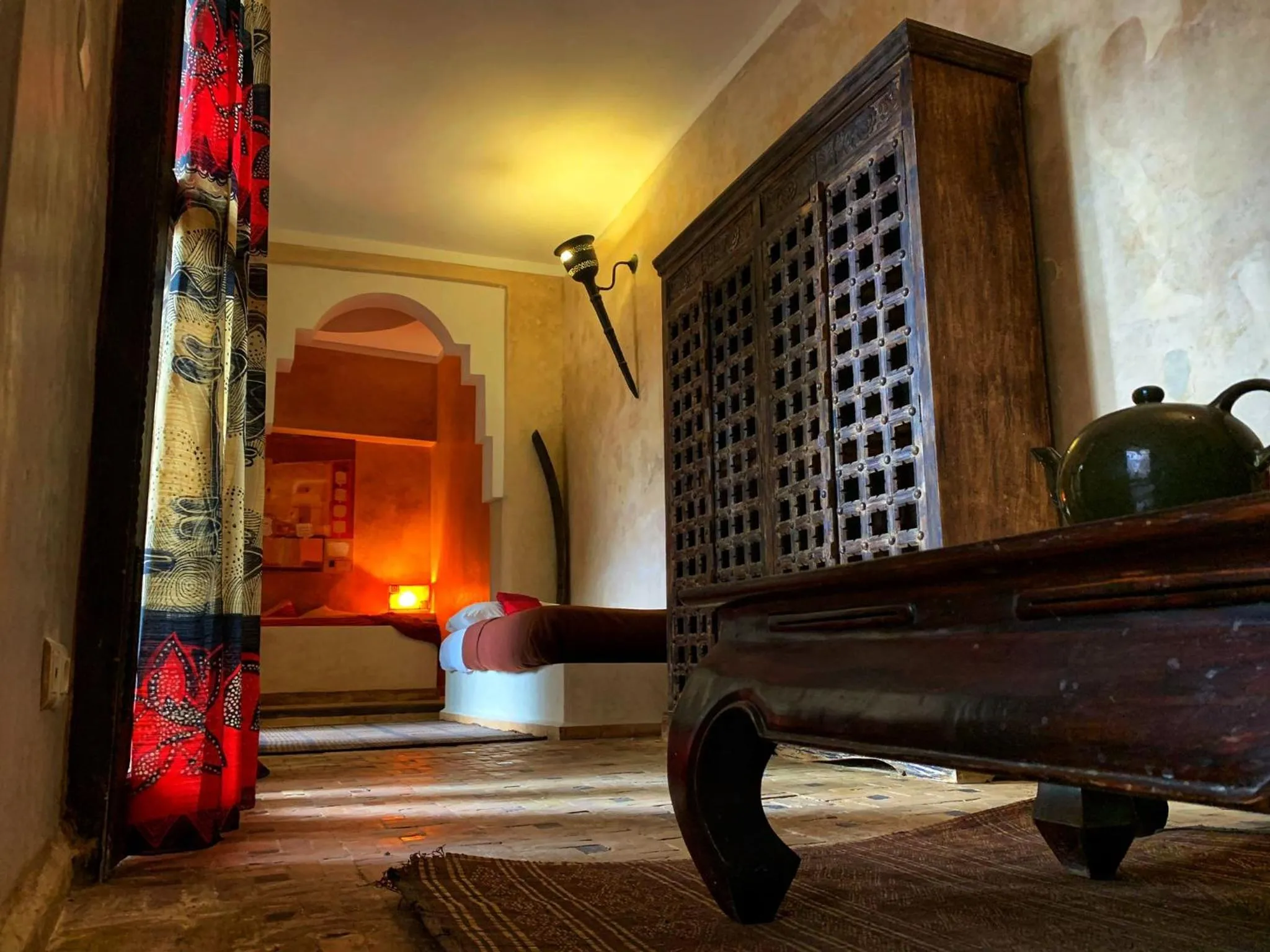 Bedroom, Bed in Riad Bamileke
