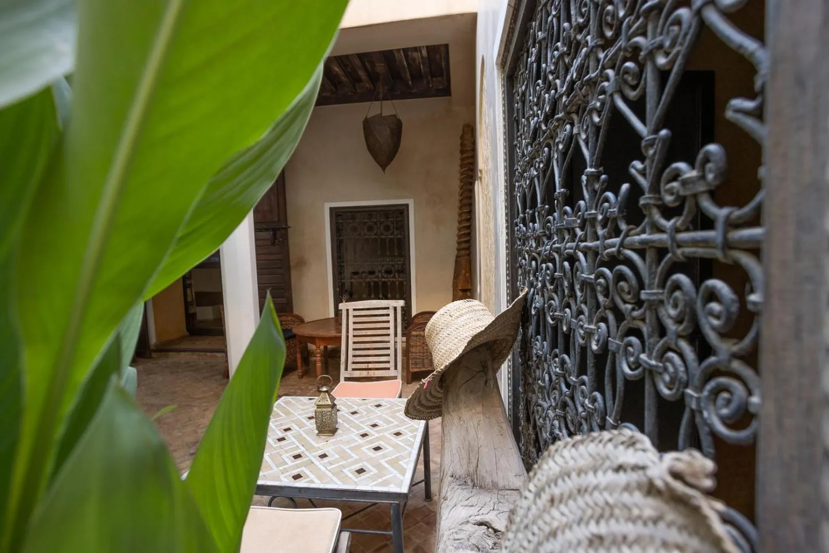 Patio in Riad Bamileke