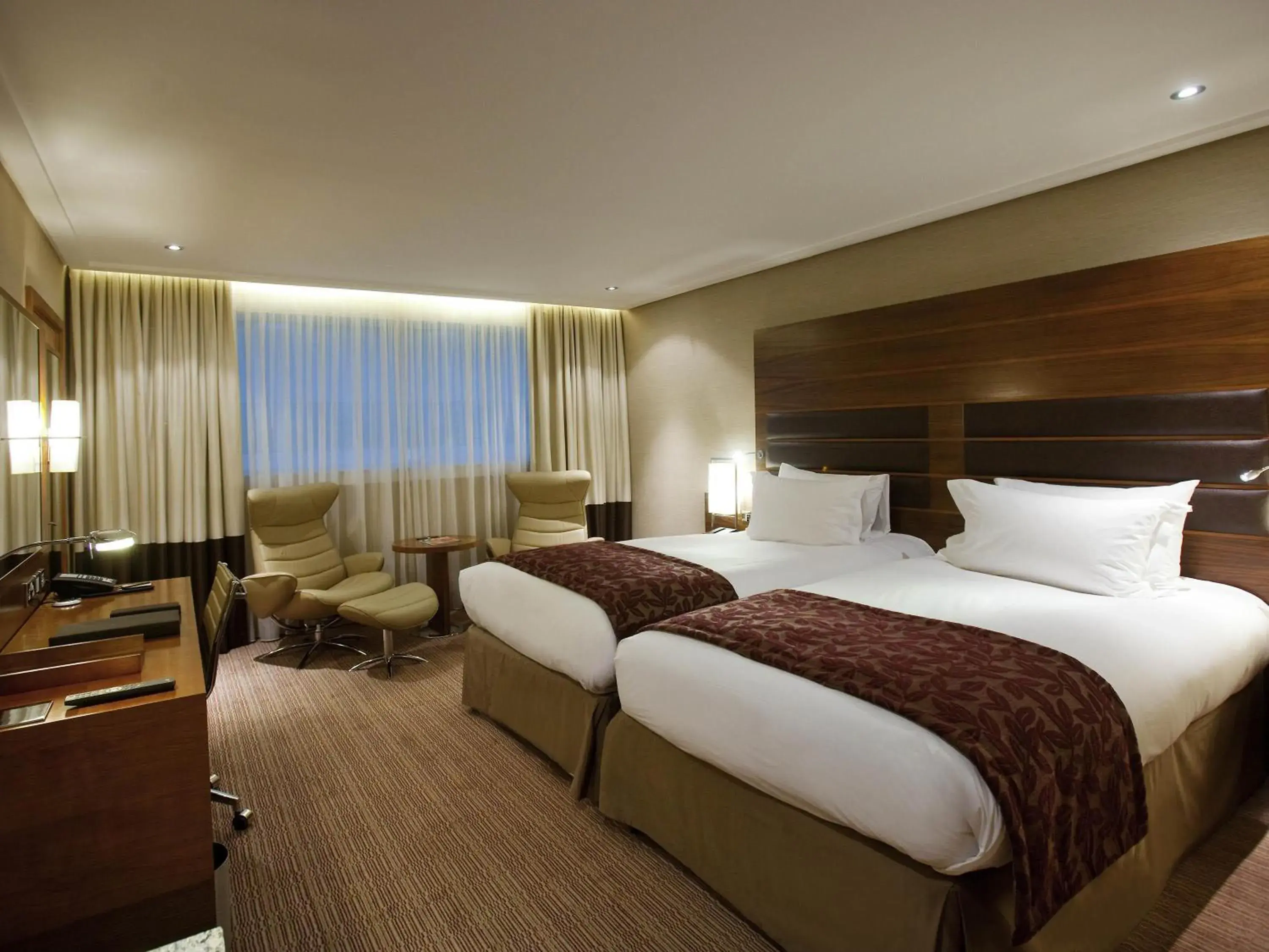Bedroom, Bed in Sofitel London Heathrow Bedroom, Bed in Sofitel London Heathrow