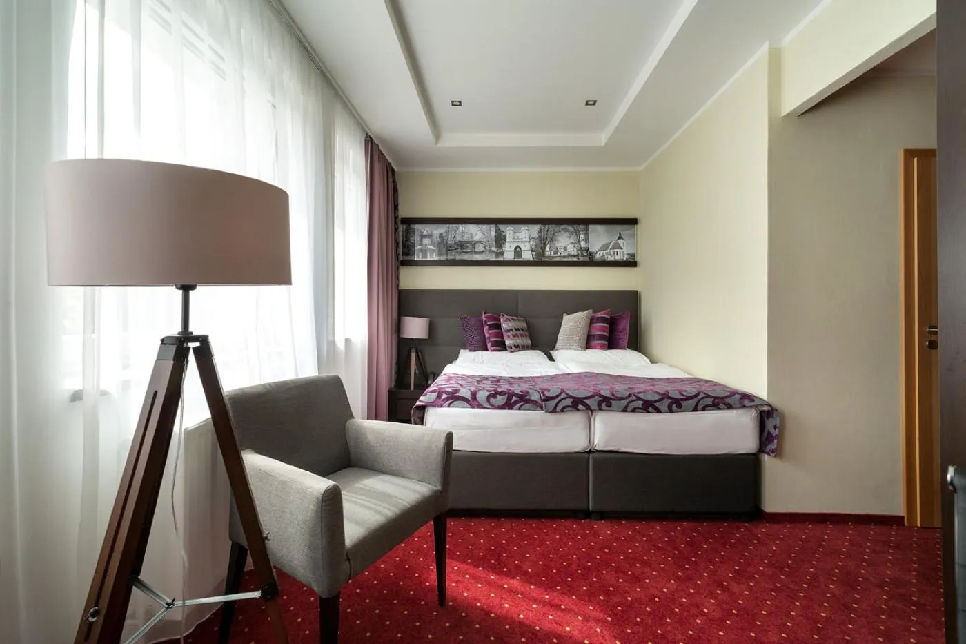 Bed in Hotel Na Vývoji