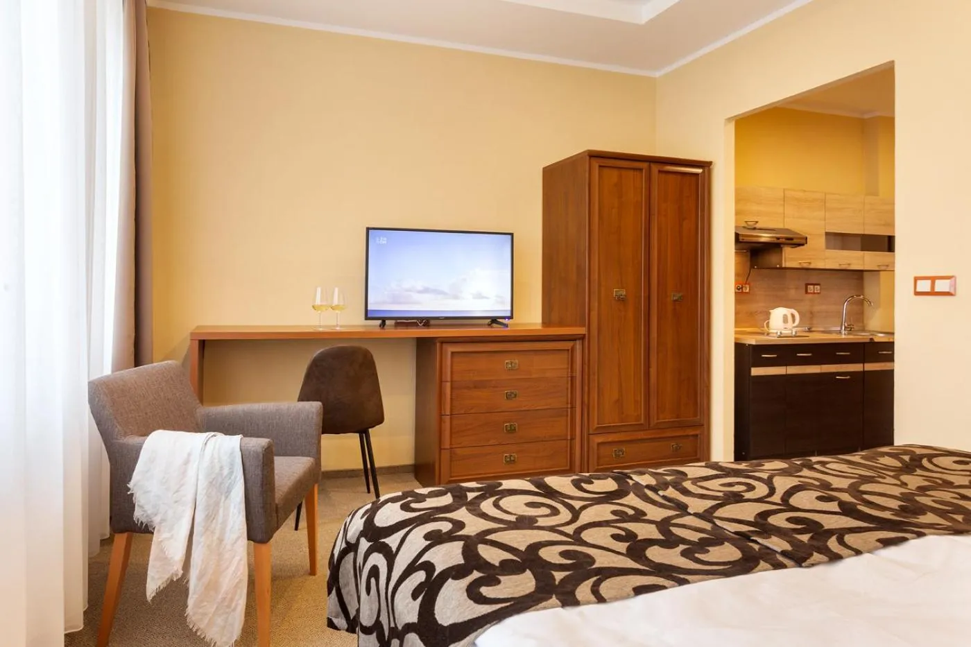 Bed in Hotel Na Vývoji