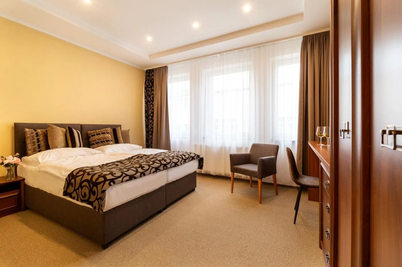 Bed in Hotel Na Vývoji