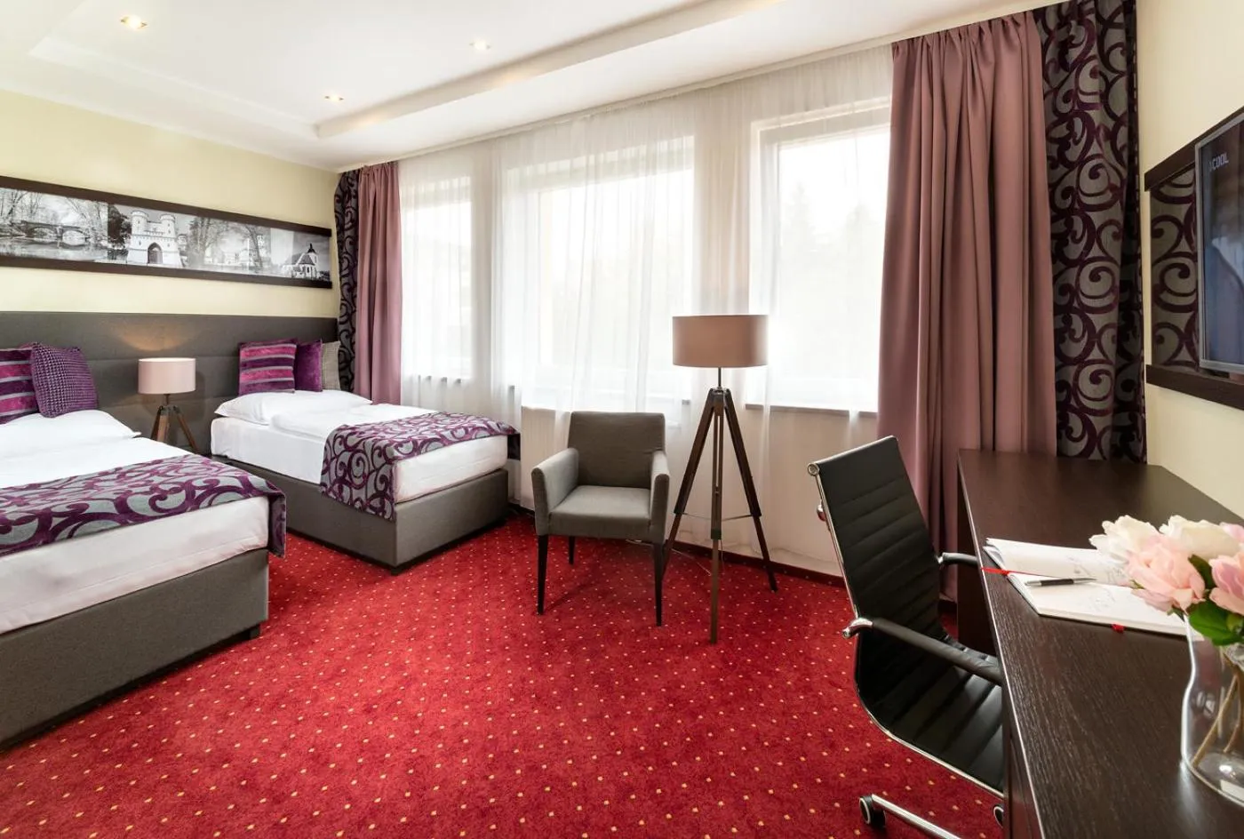 Bed in Hotel Na Vývoji