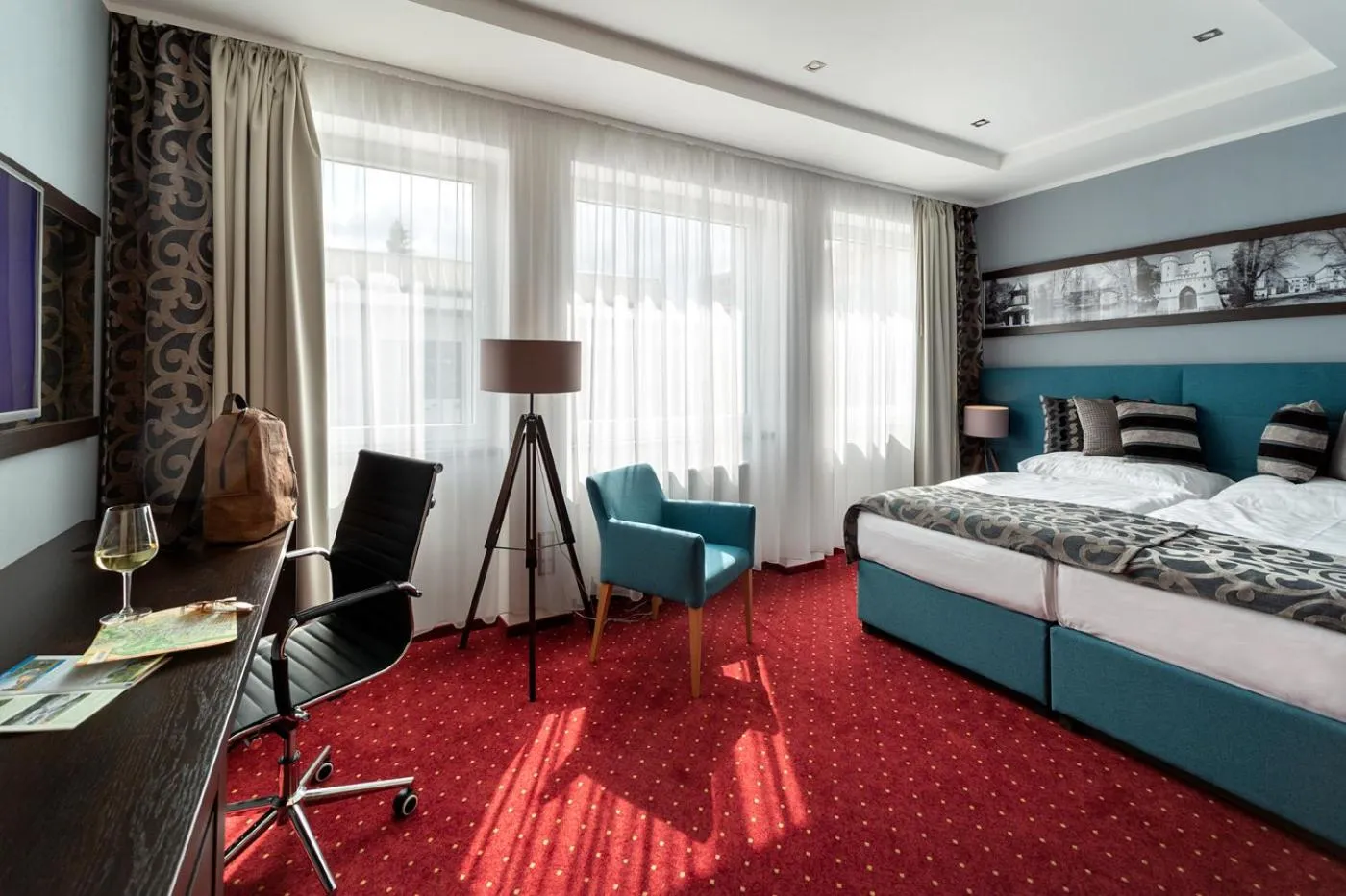 Bed in Hotel Na Vývoji