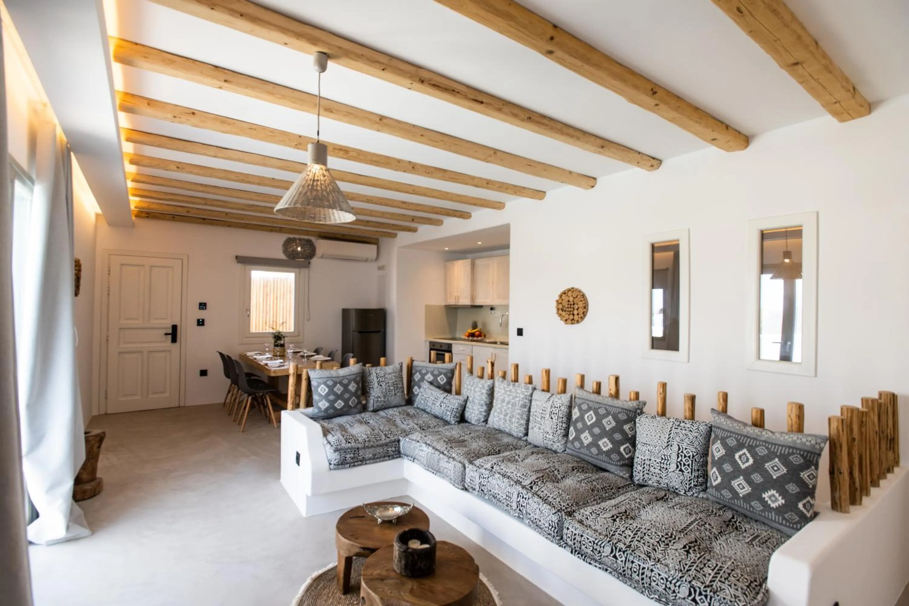 Living room in Mykonos Village
