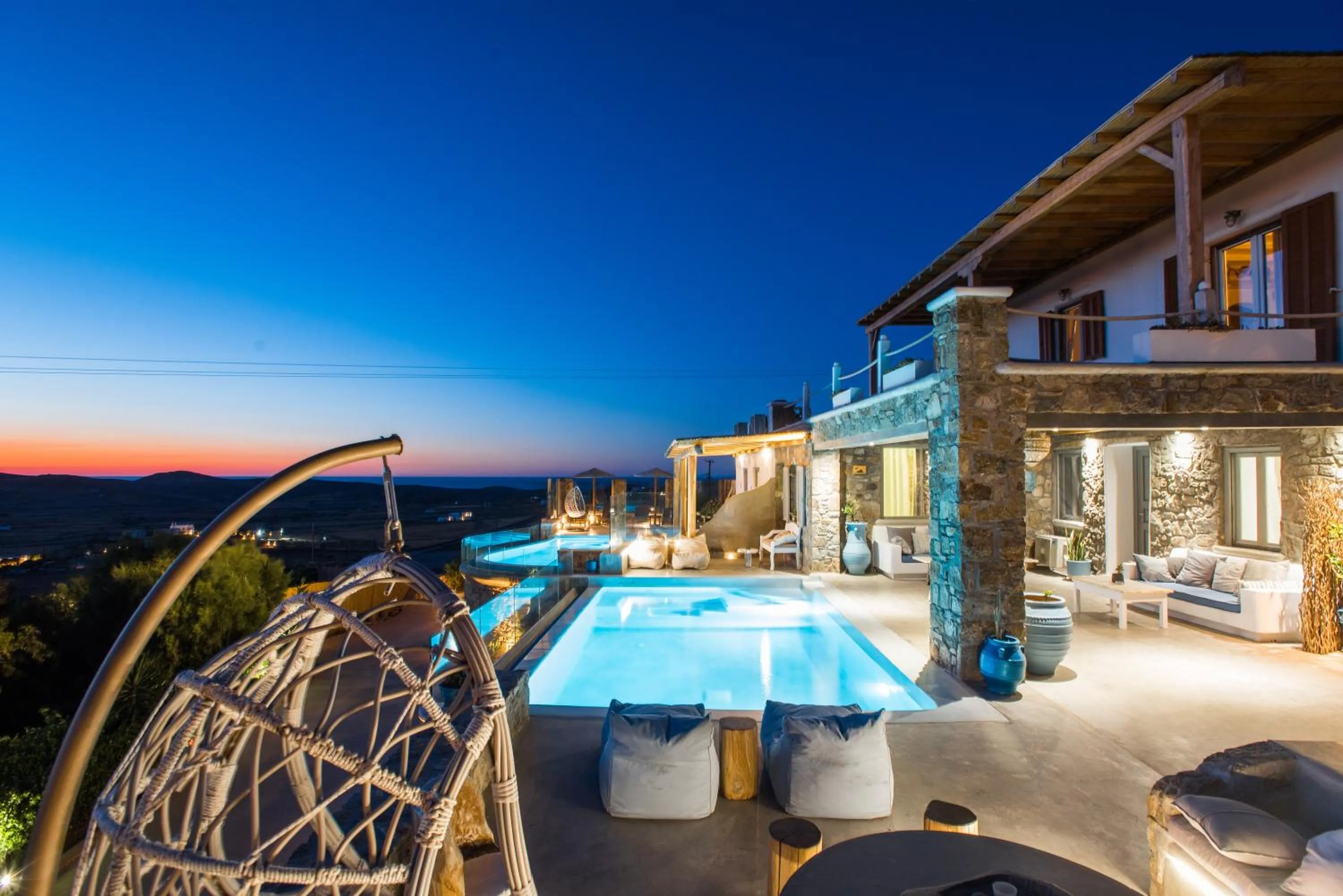 Night in Mykonos Village