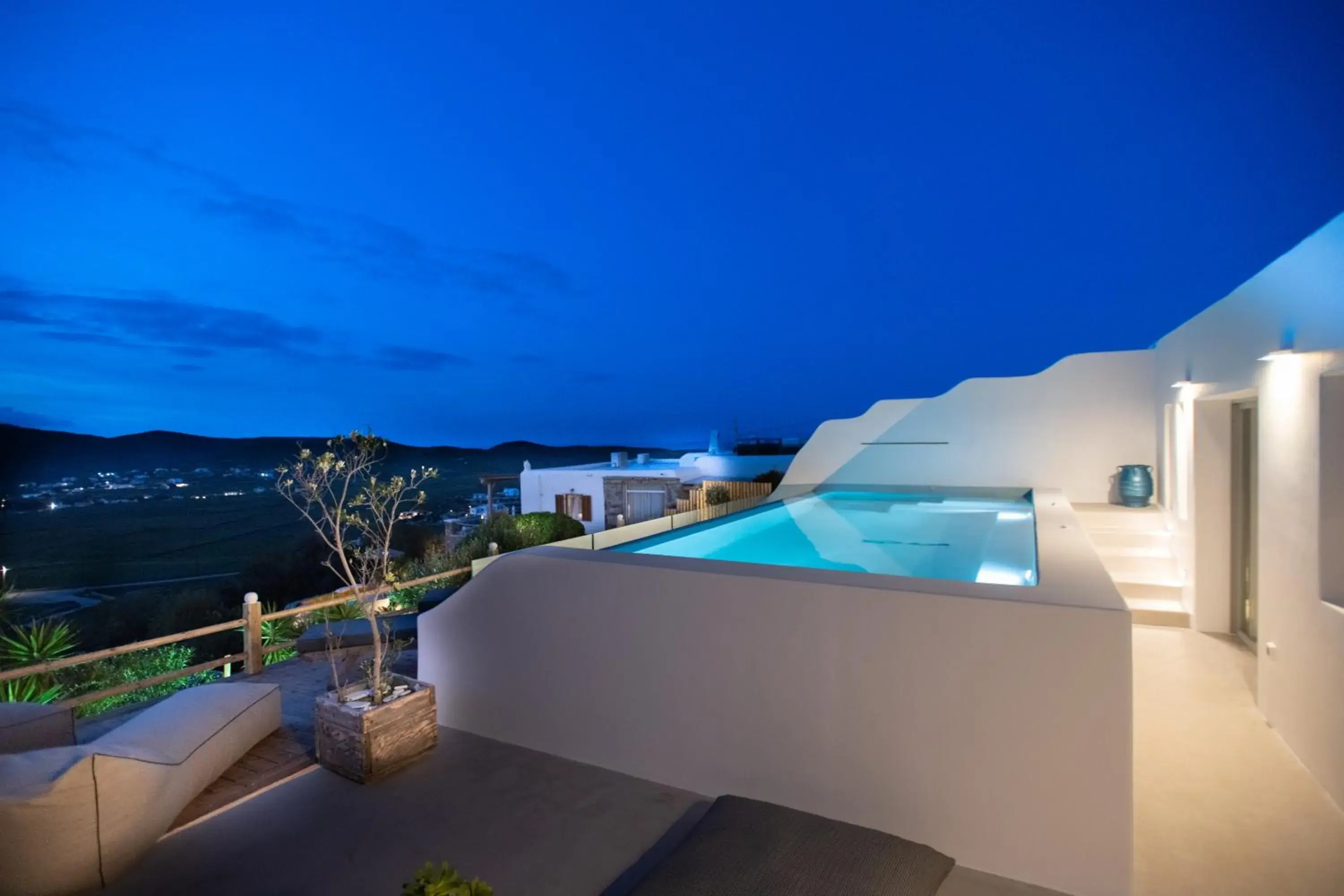 Night in Mykonos Village Night in Mykonos Village