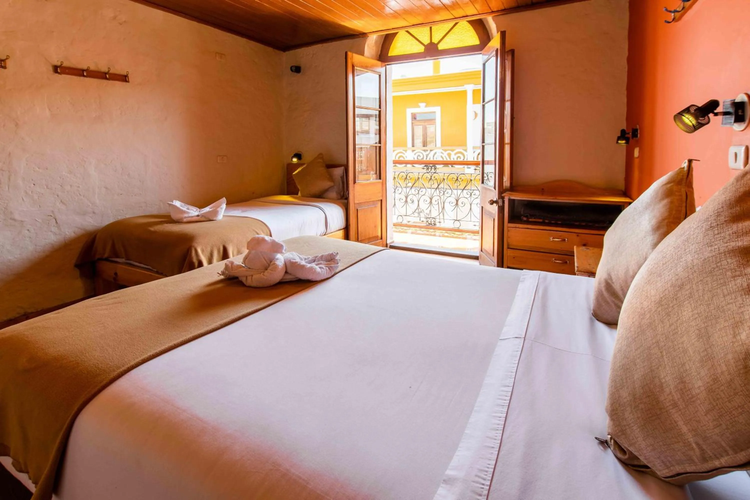 Balcony/Terrace, Bed in Le Foyer Arequipa