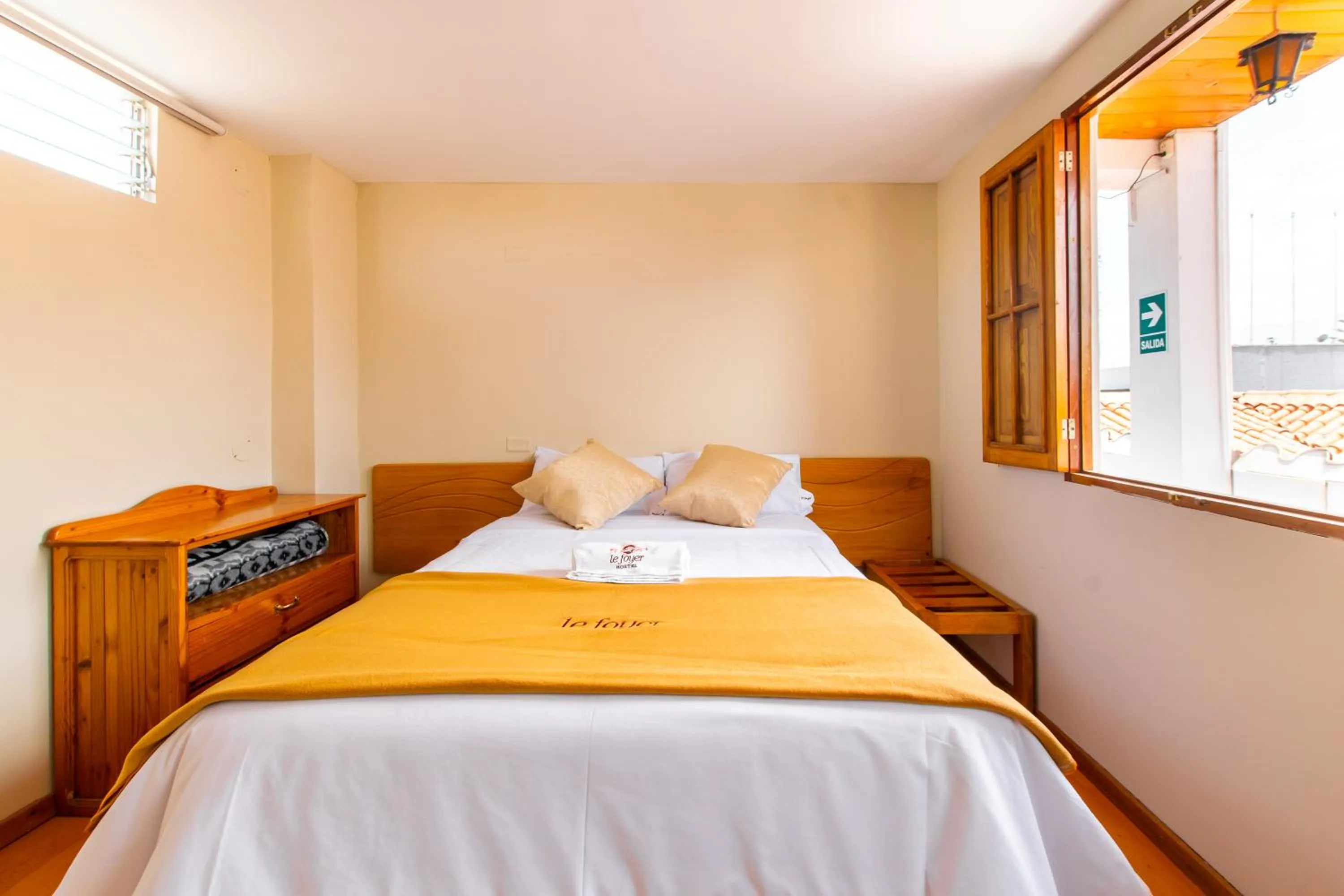 View (from property/room), Bed in Le Foyer Arequipa