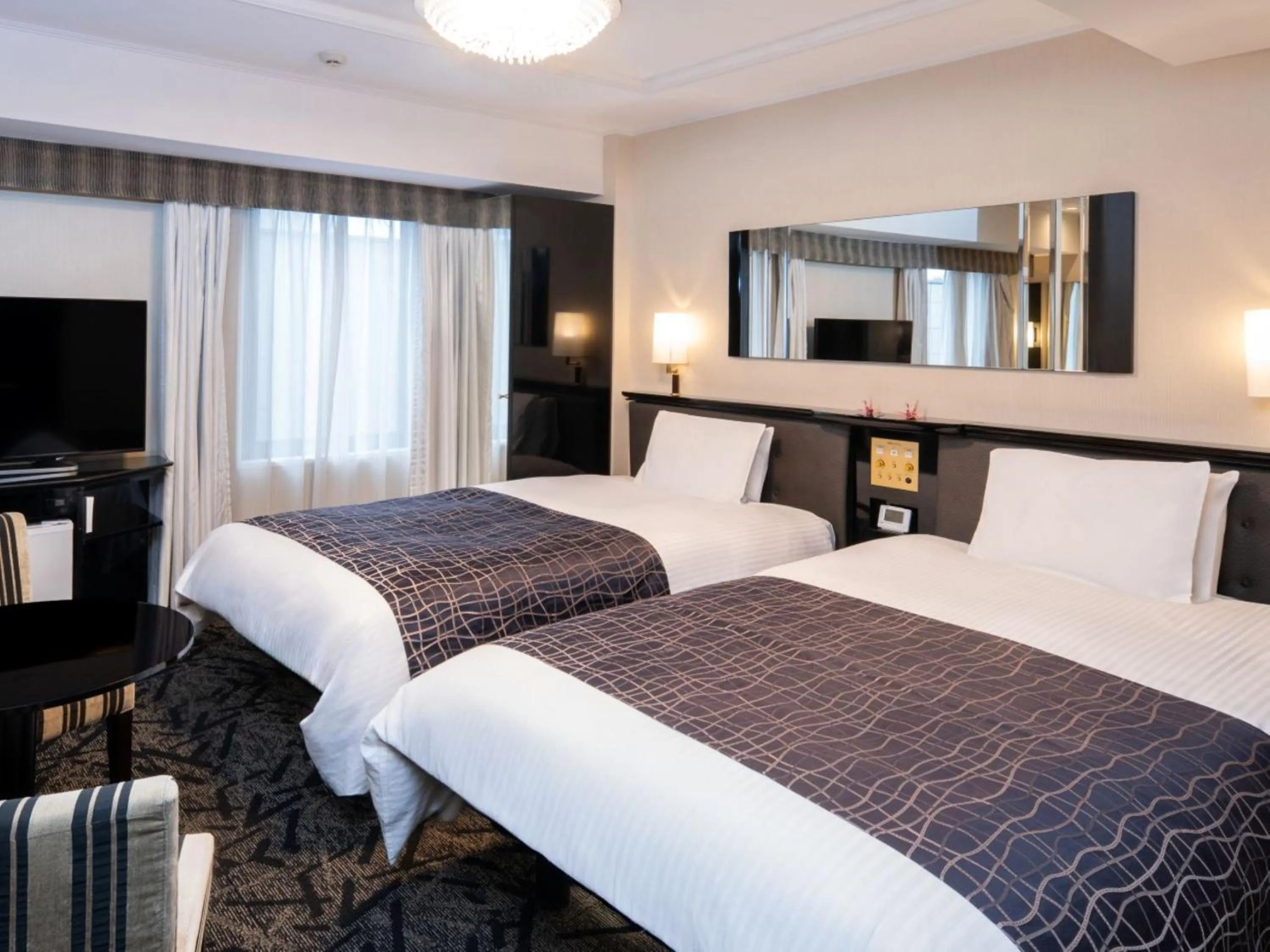 Bed in APA Hotel Tokyo Kudanshita