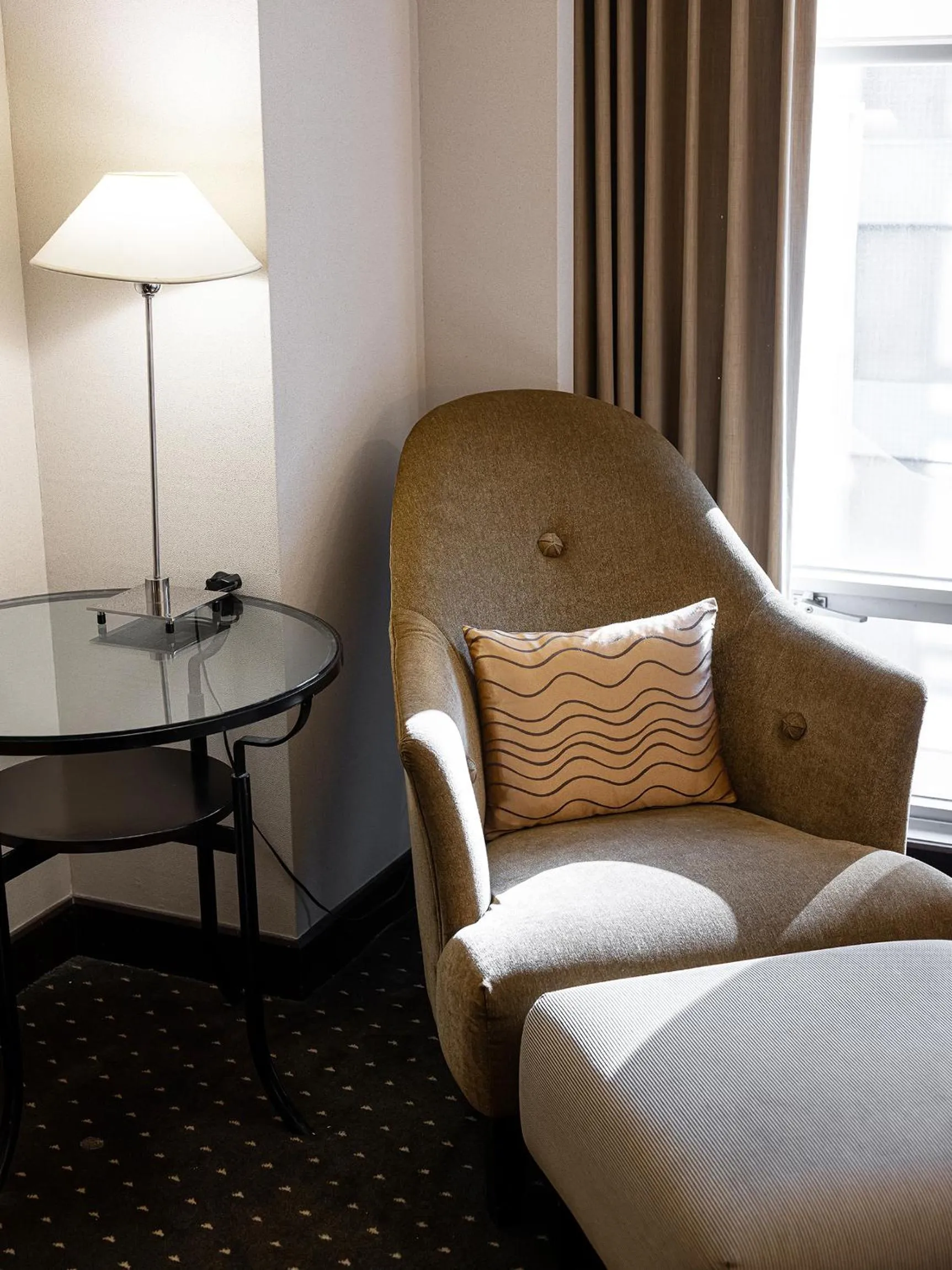 Seating area in Tempus Hotel