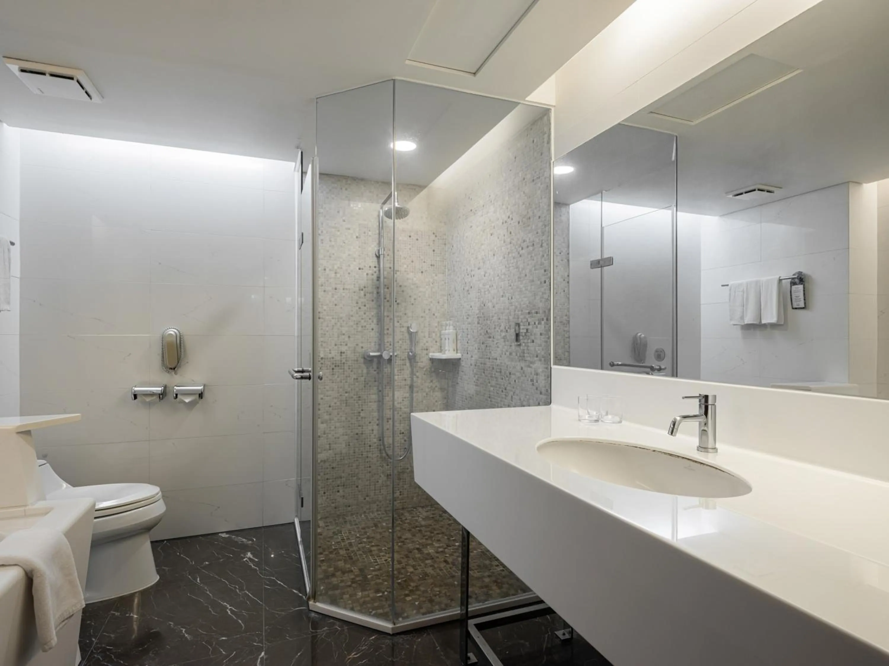 Shower in Tempus Hotel