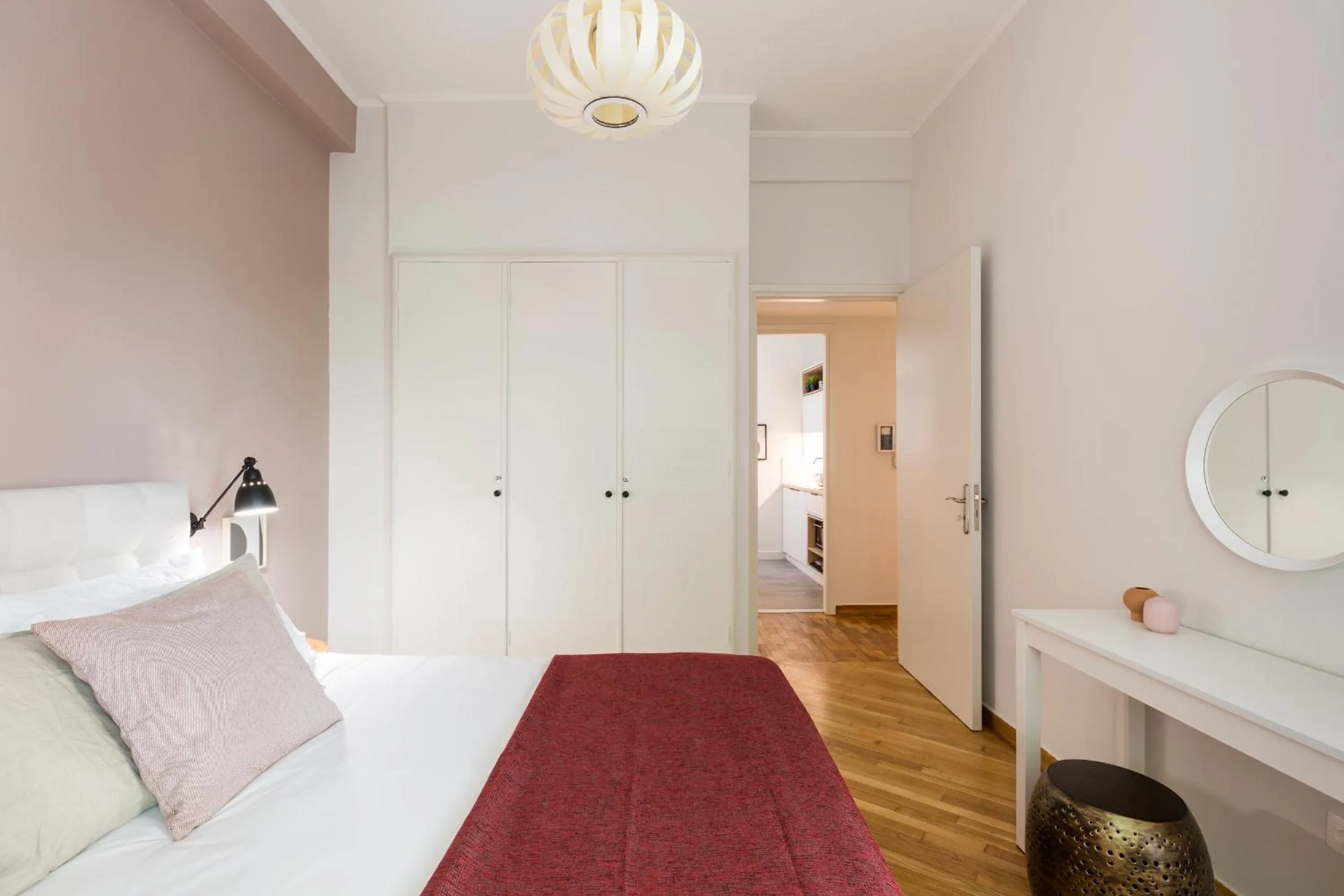 Bedroom, Bed in Classy & Charming 1BD Apartment in Kolonaki by UPSTREET
