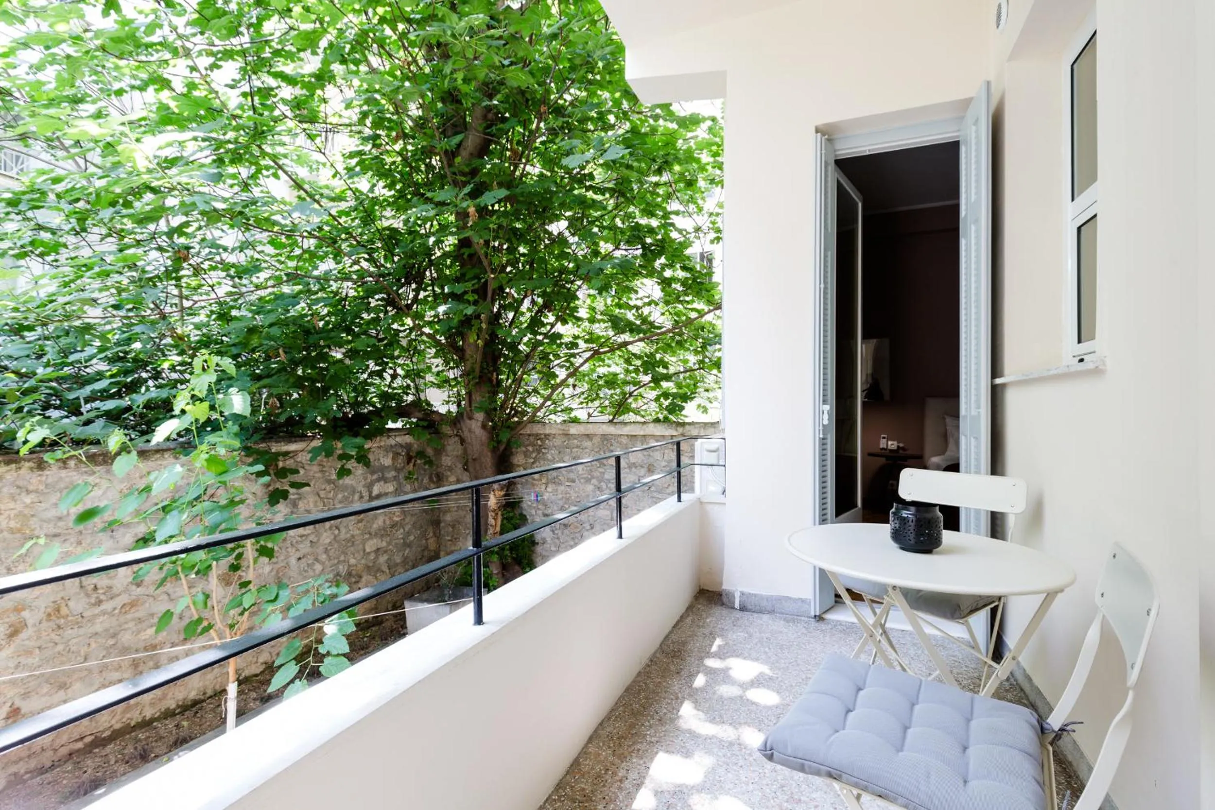 Balcony/Terrace in Classy & Charming 1BD Apartment in Kolonaki by UPSTREET