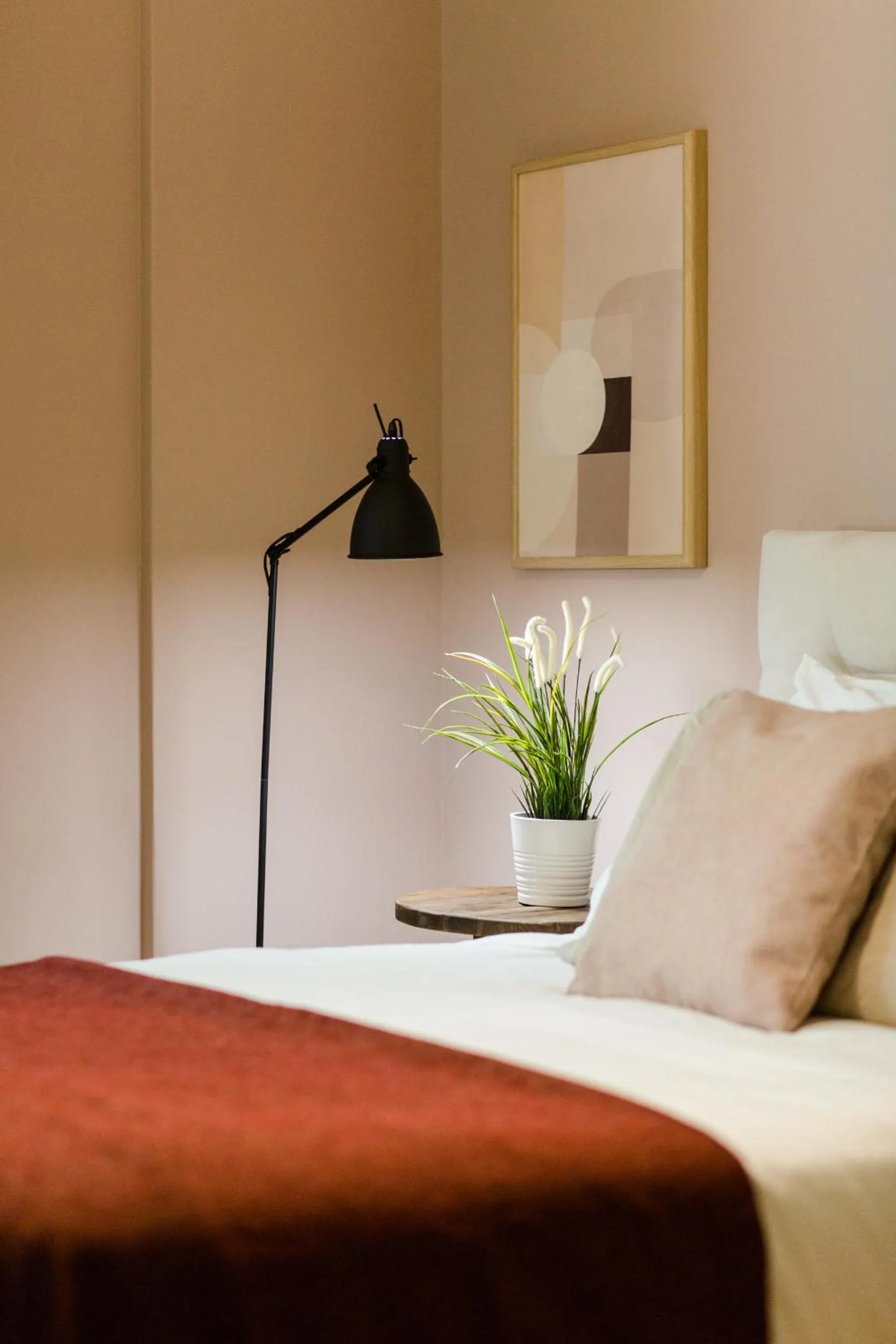 Decorative detail, Bed in Classy & Charming 1BD Apartment in Kolonaki by UPSTREET