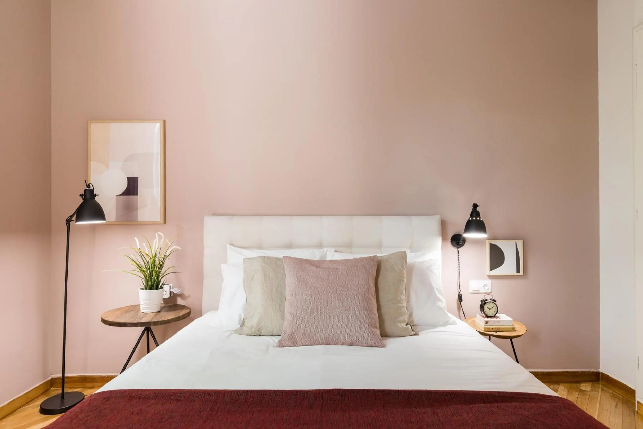 Decorative detail, Bed in Classy & Charming 1BD Apartment in Kolonaki by UPSTREET