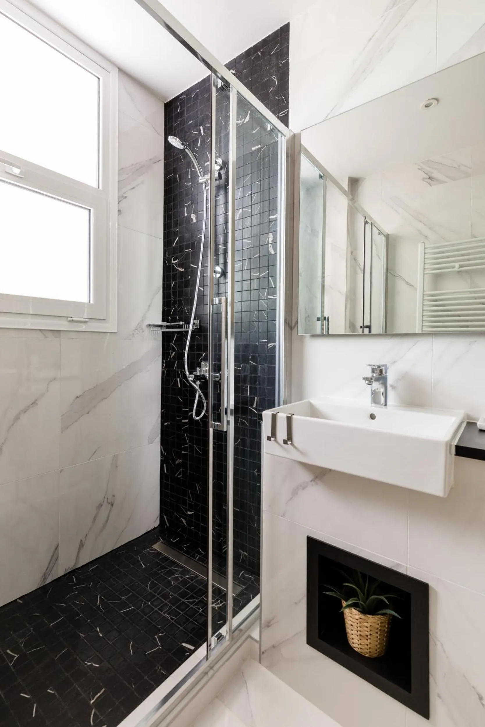 Shower in Classy & Charming 1BD Apartment in Kolonaki by UPSTREET