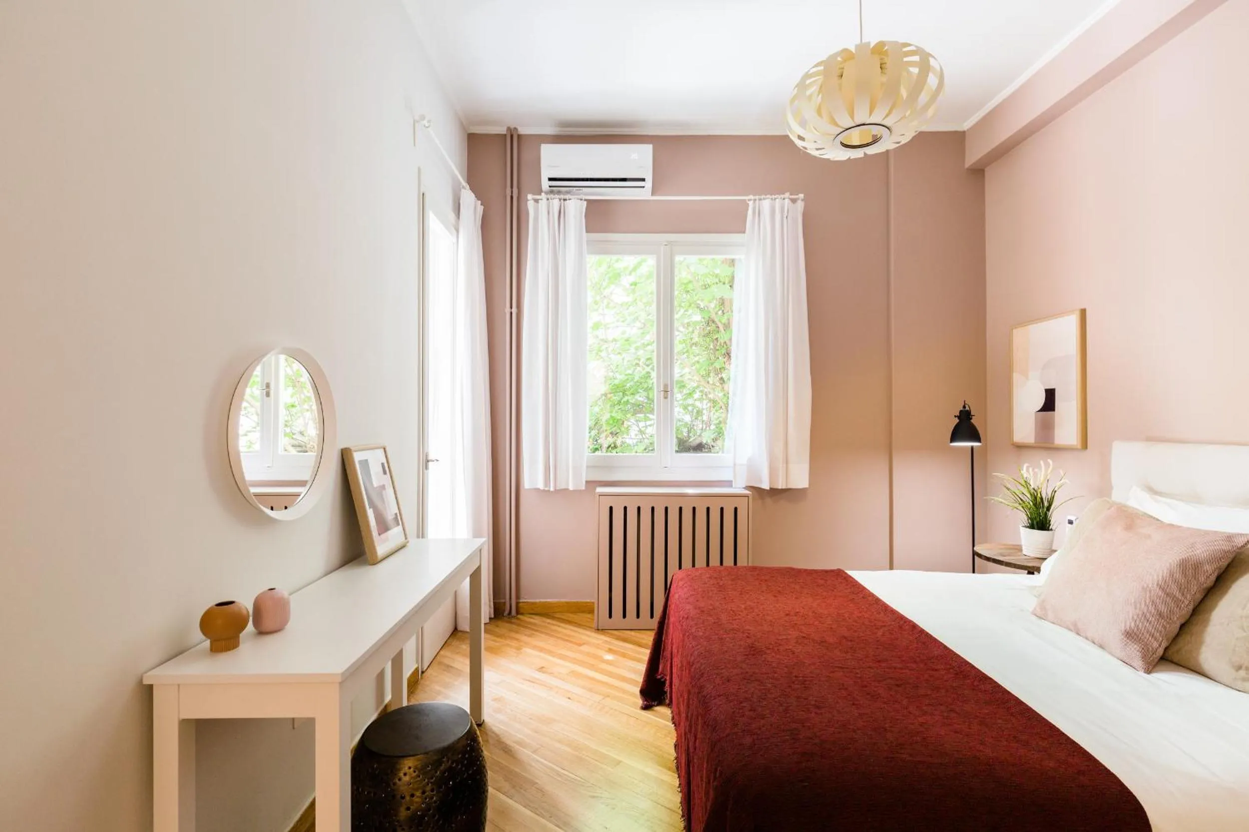 Bedroom, Bed in Classy & Charming 1BD Apartment in Kolonaki by UPSTREET