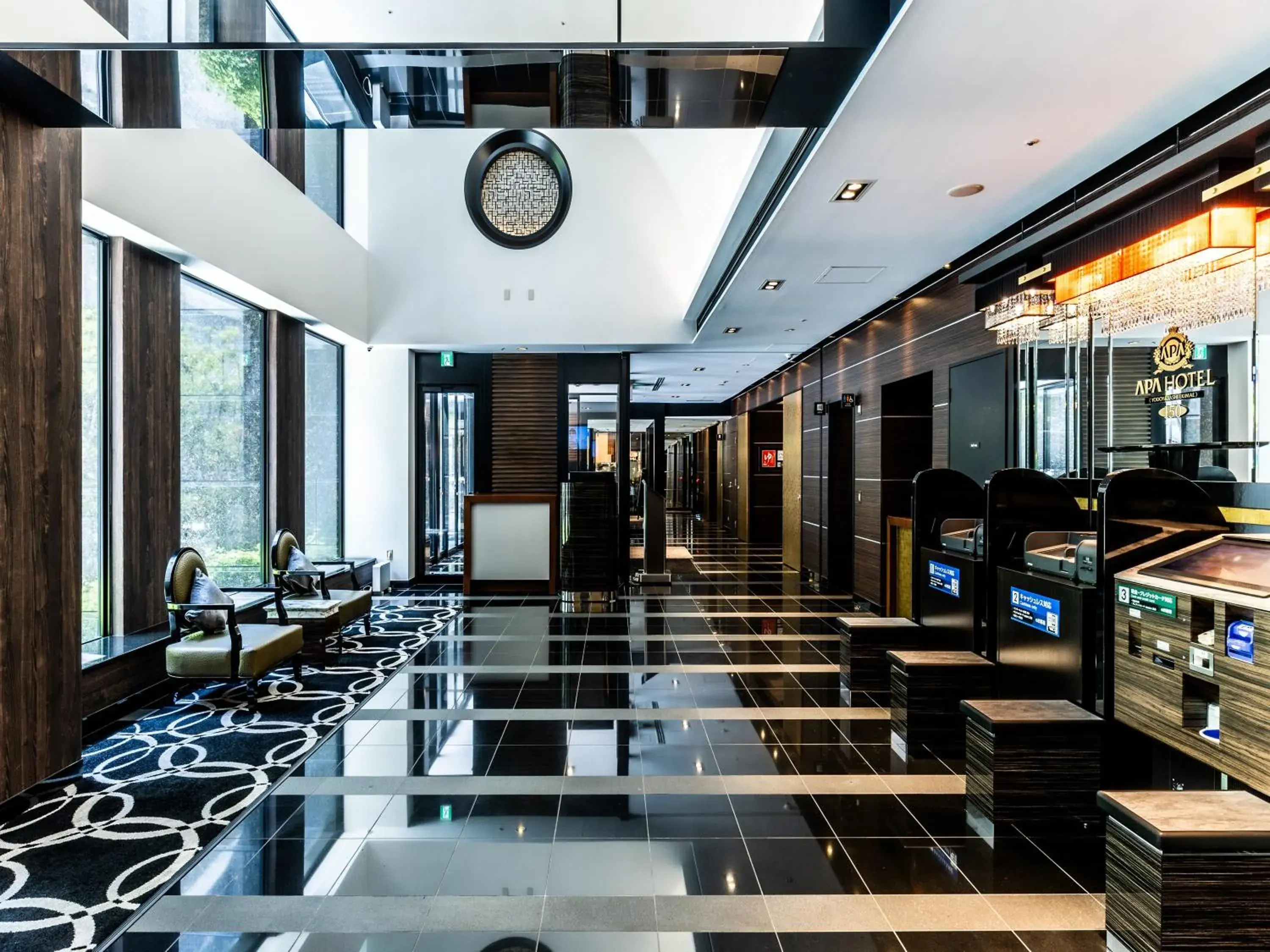 Lobby or reception in APA Hotel Yodoyabashi Ekimae Lobby or reception in APA Hotel Yodoyabashi Ekimae