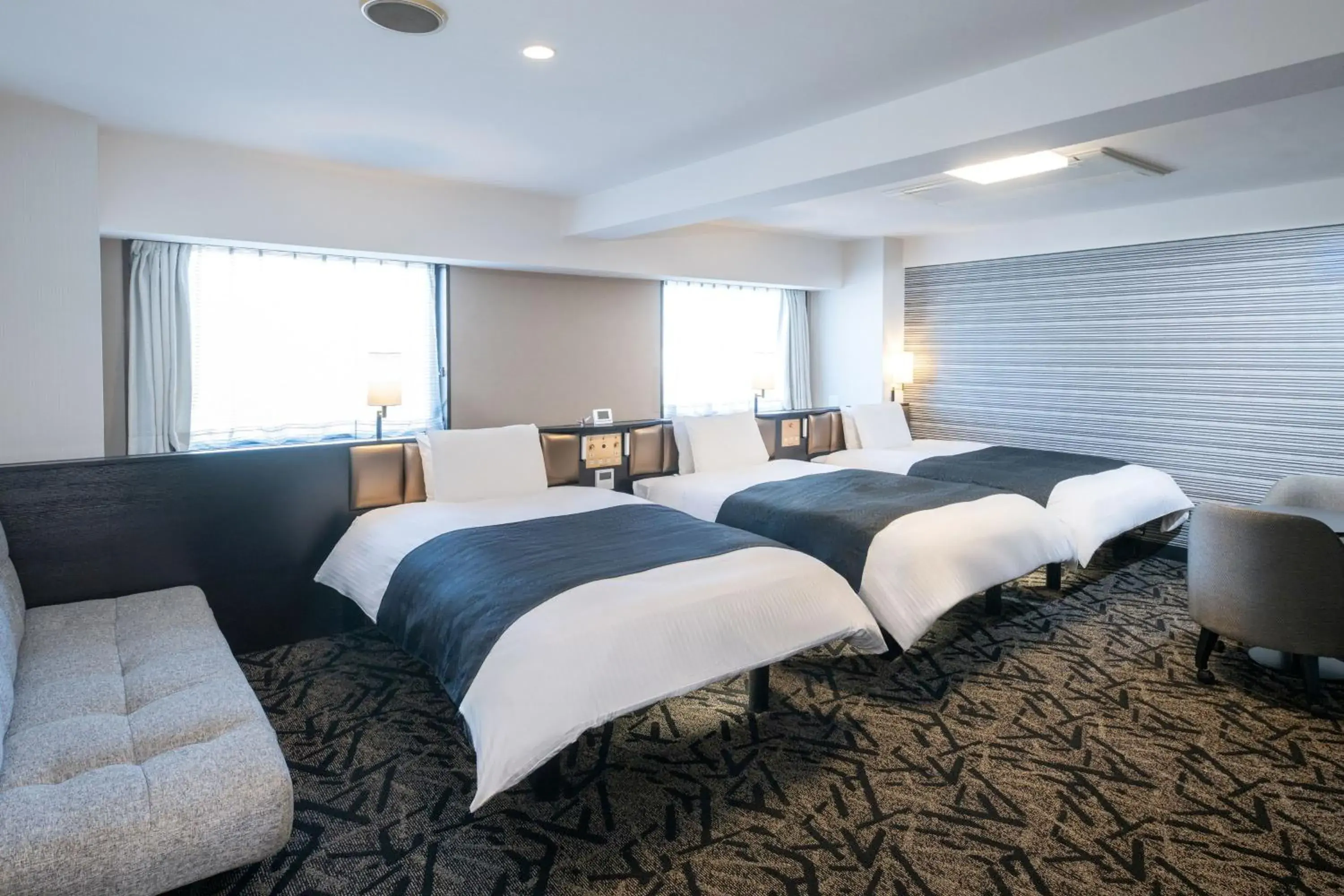 Bed in APA Hotel Tokyo Ojima Bed in APA Hotel Tokyo Ojima