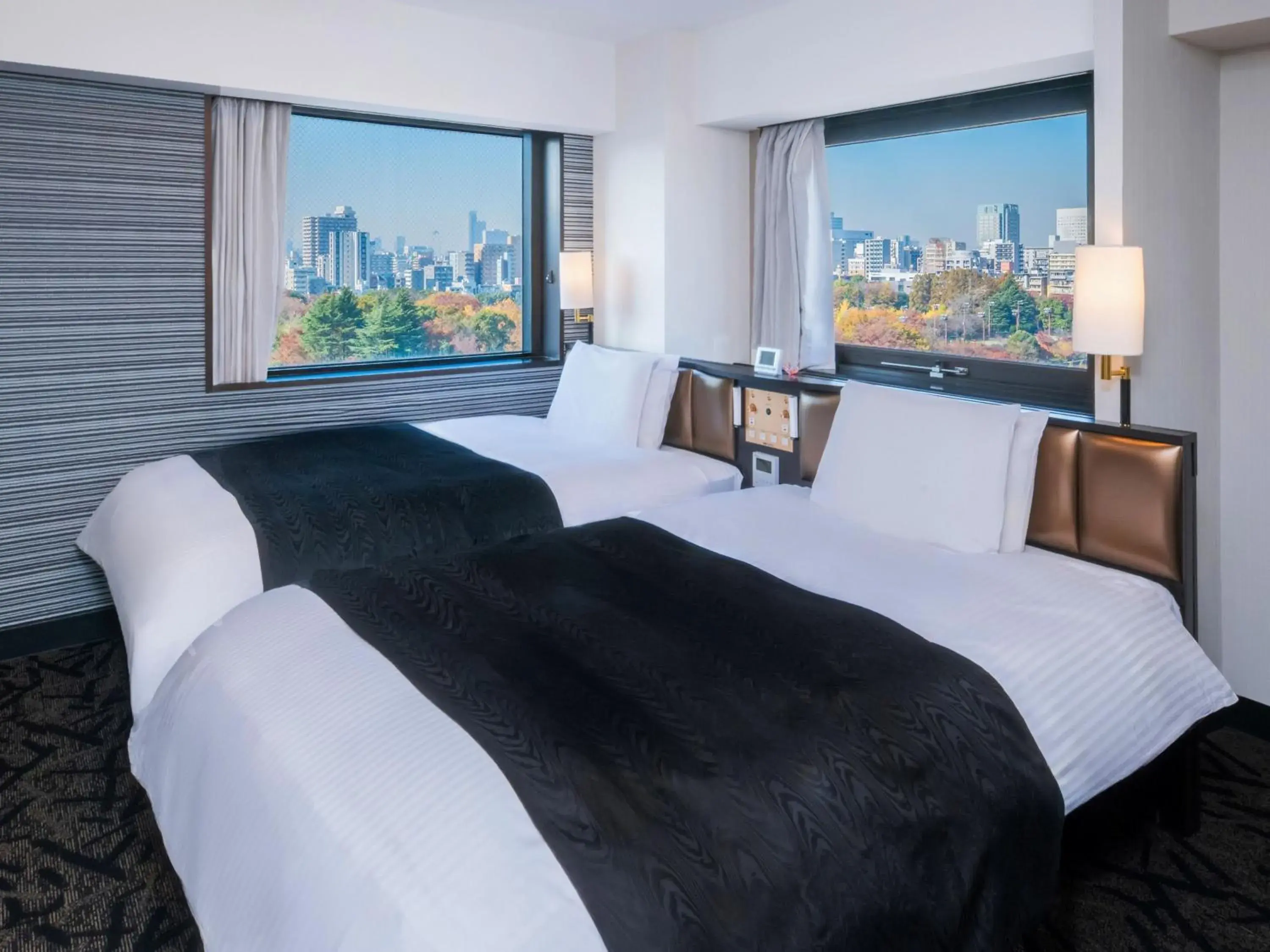 Bed in APA Hotel Tokyo Ojima Bed in APA Hotel Tokyo Ojima