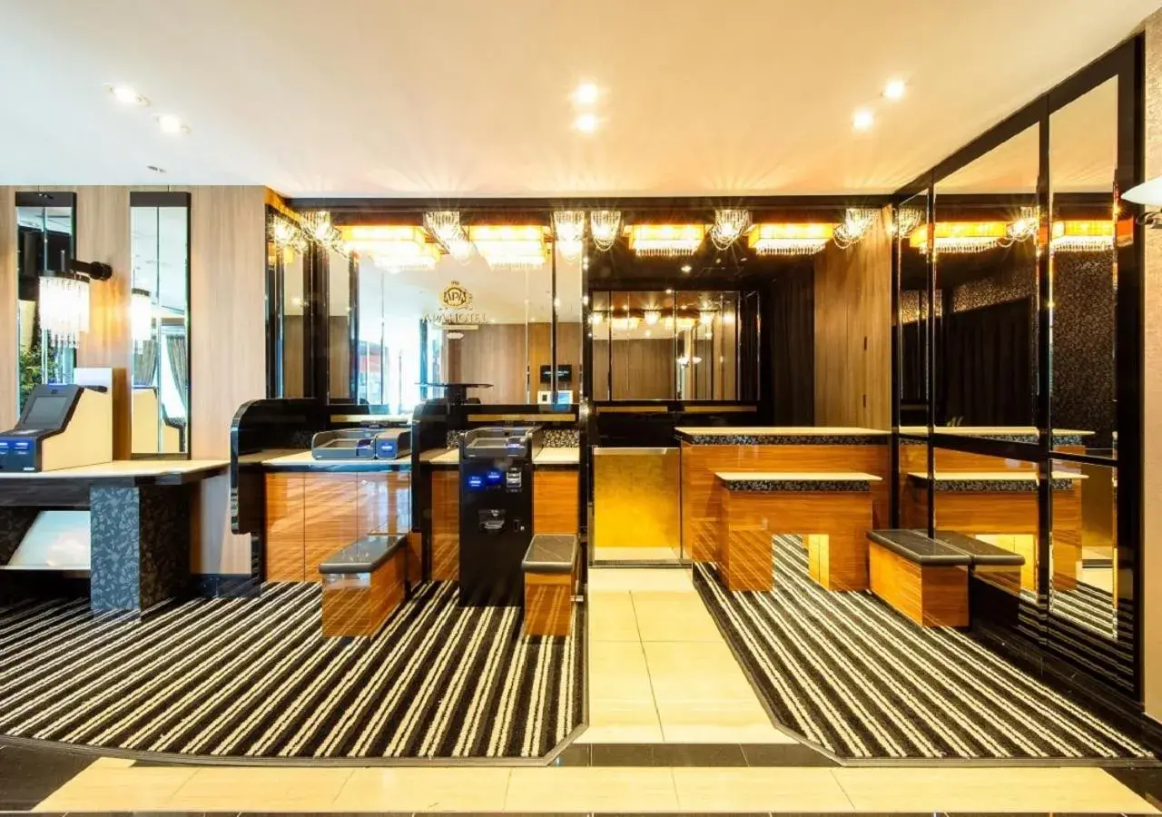 Lobby or reception in APA Hotel Namba Shinsaibashi Lobby or reception in APA Hotel Namba Shinsaibashi