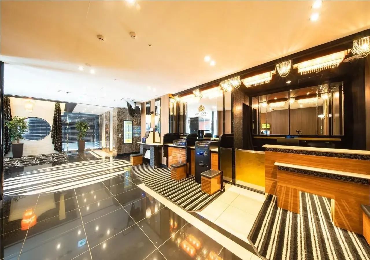 Lobby or reception in APA Hotel Namba Shinsaibashi Lobby or reception in APA Hotel Namba Shinsaibashi