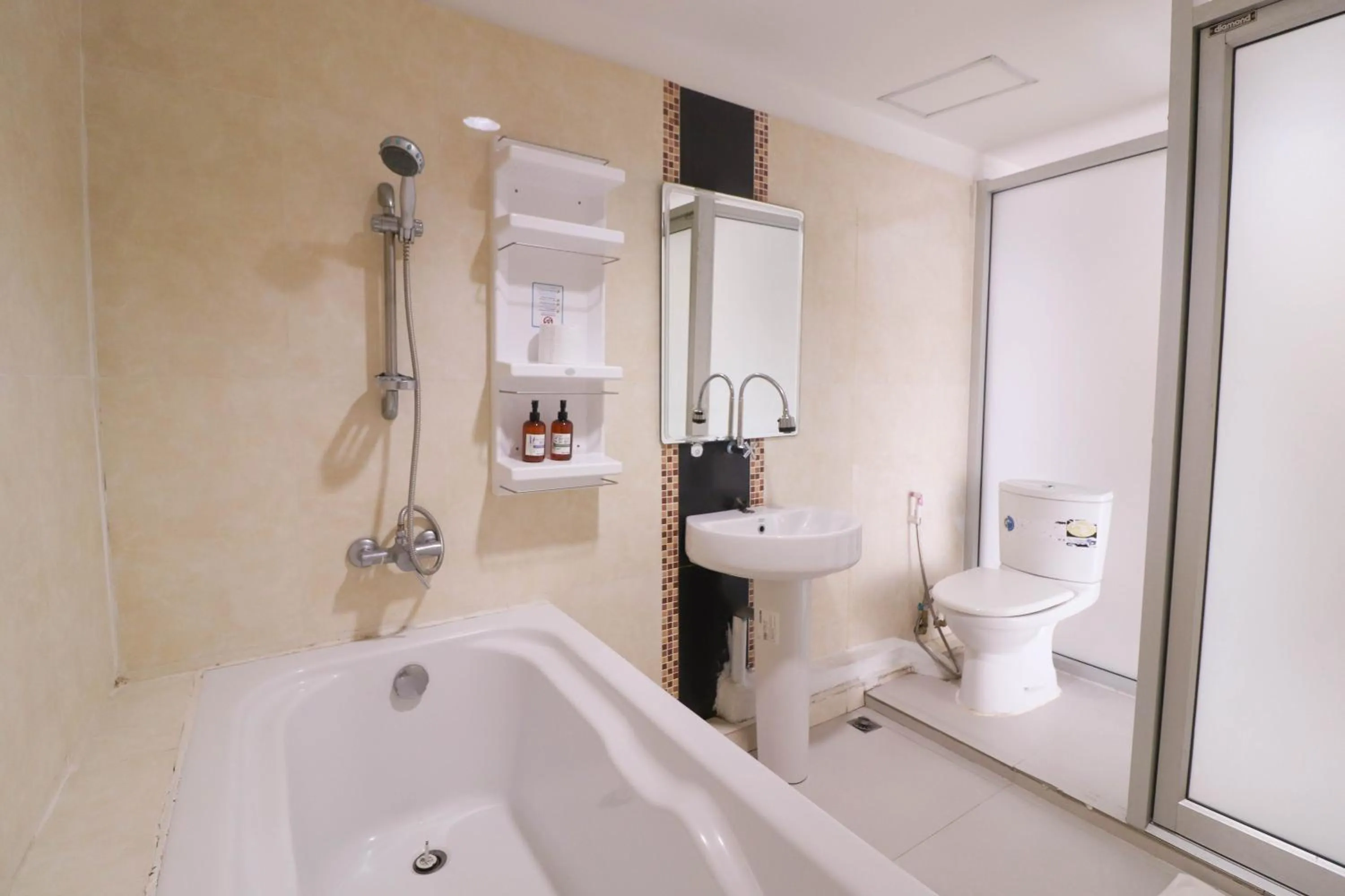 Bathroom in Baan Sabai Rama IV Apartment