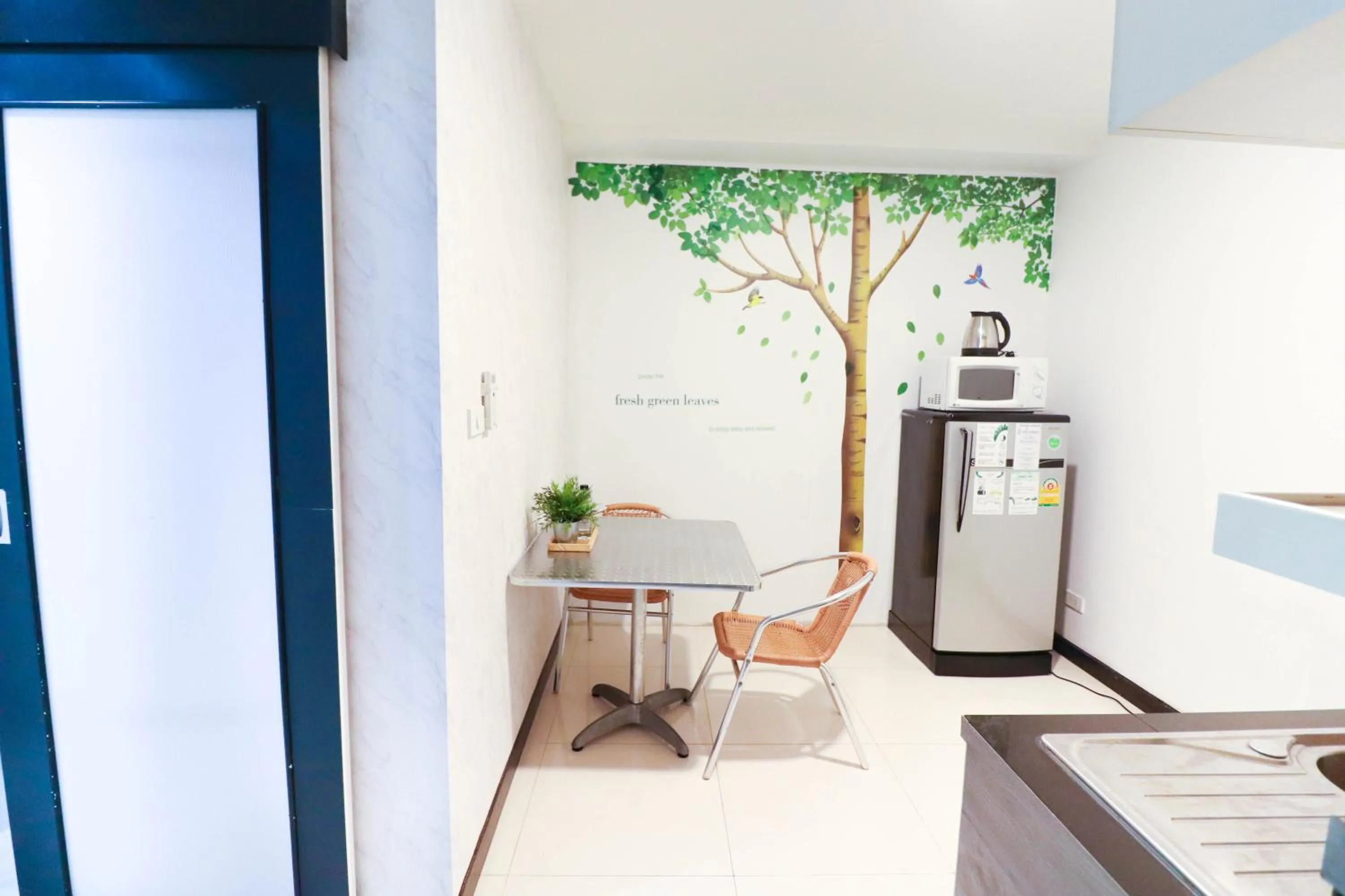 Living room in Baan Sabai Rama IV Apartment