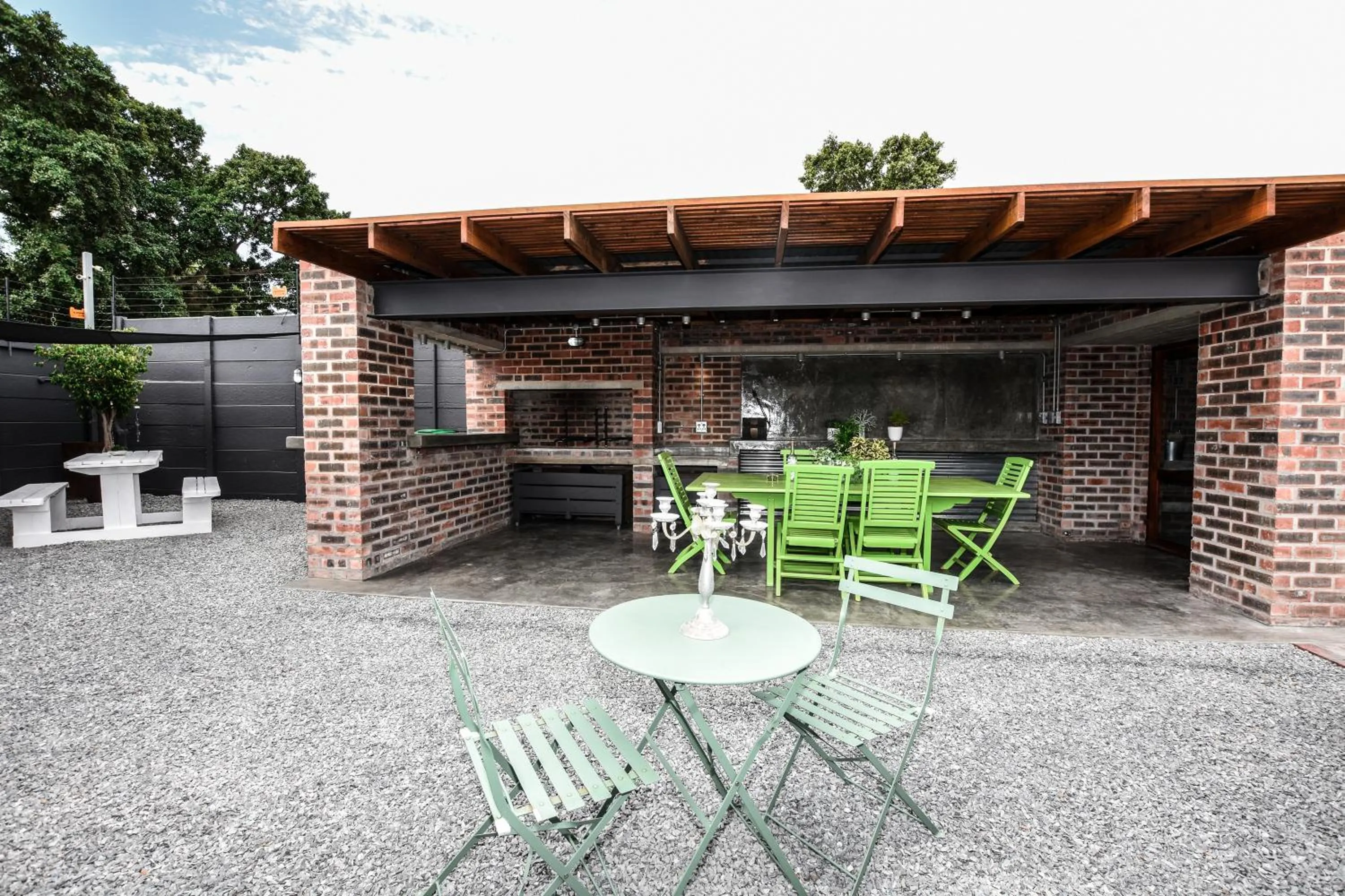 BBQ facilities in OnQ Accommodation