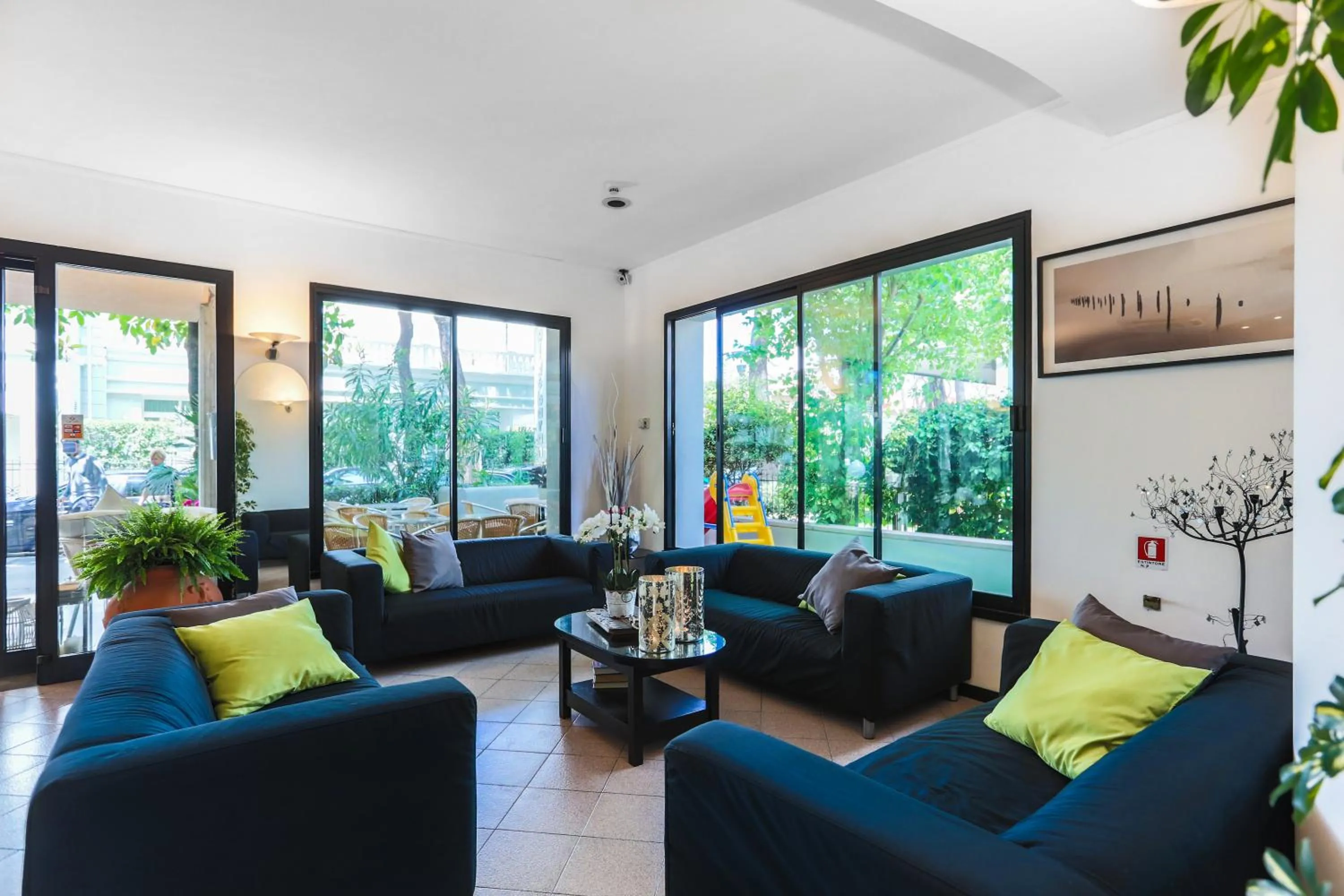 Lobby or reception in Hotel Aldebaran