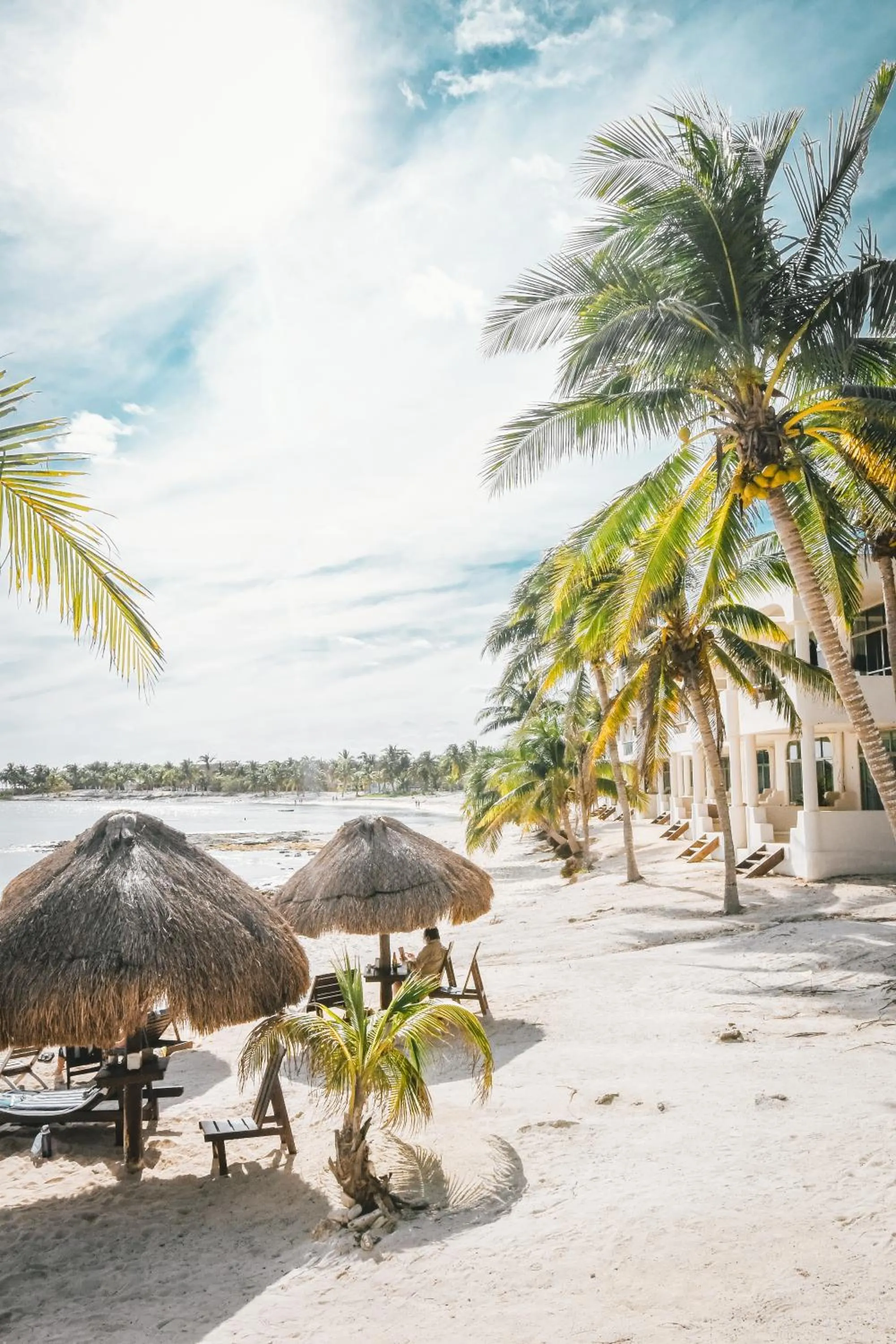 Beach in Paamul Hotel