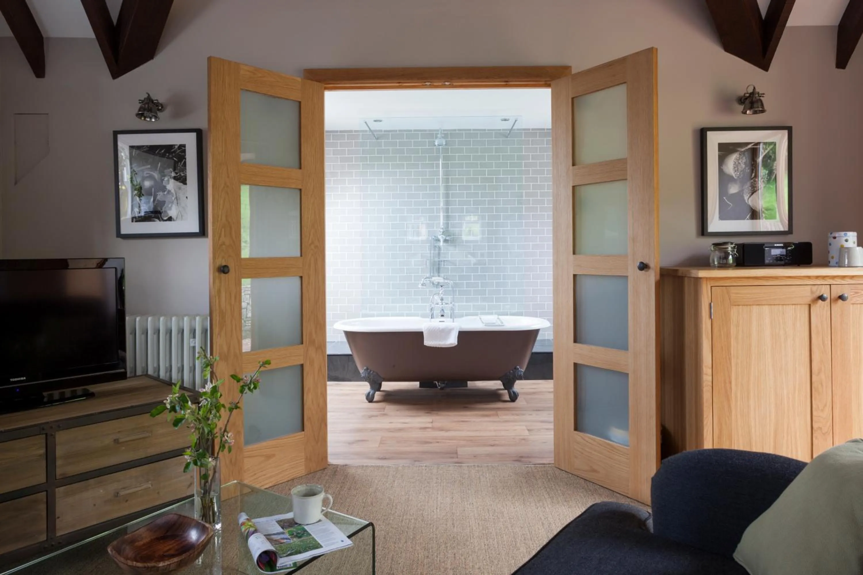 Decorative detail in Tudor Farmhouse Hotel