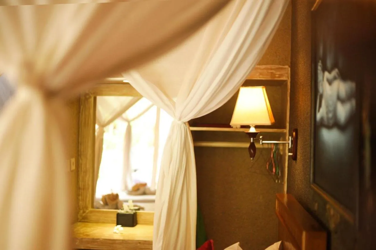 Bedroom, Bed in Kubuku Eco Dive Lodge and Yoga