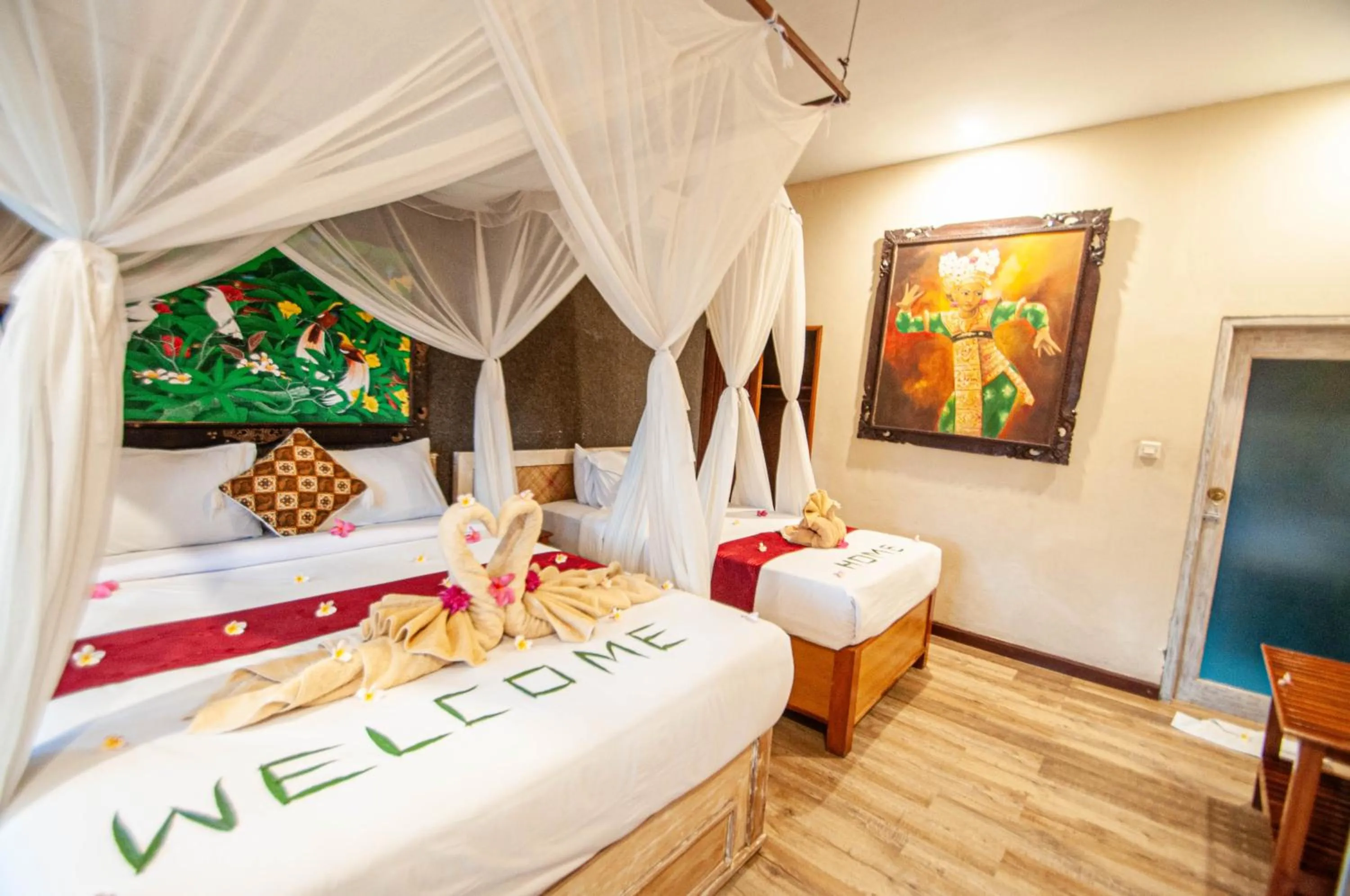 Bedroom, Bed in Kubuku Eco Dive Lodge and Yoga