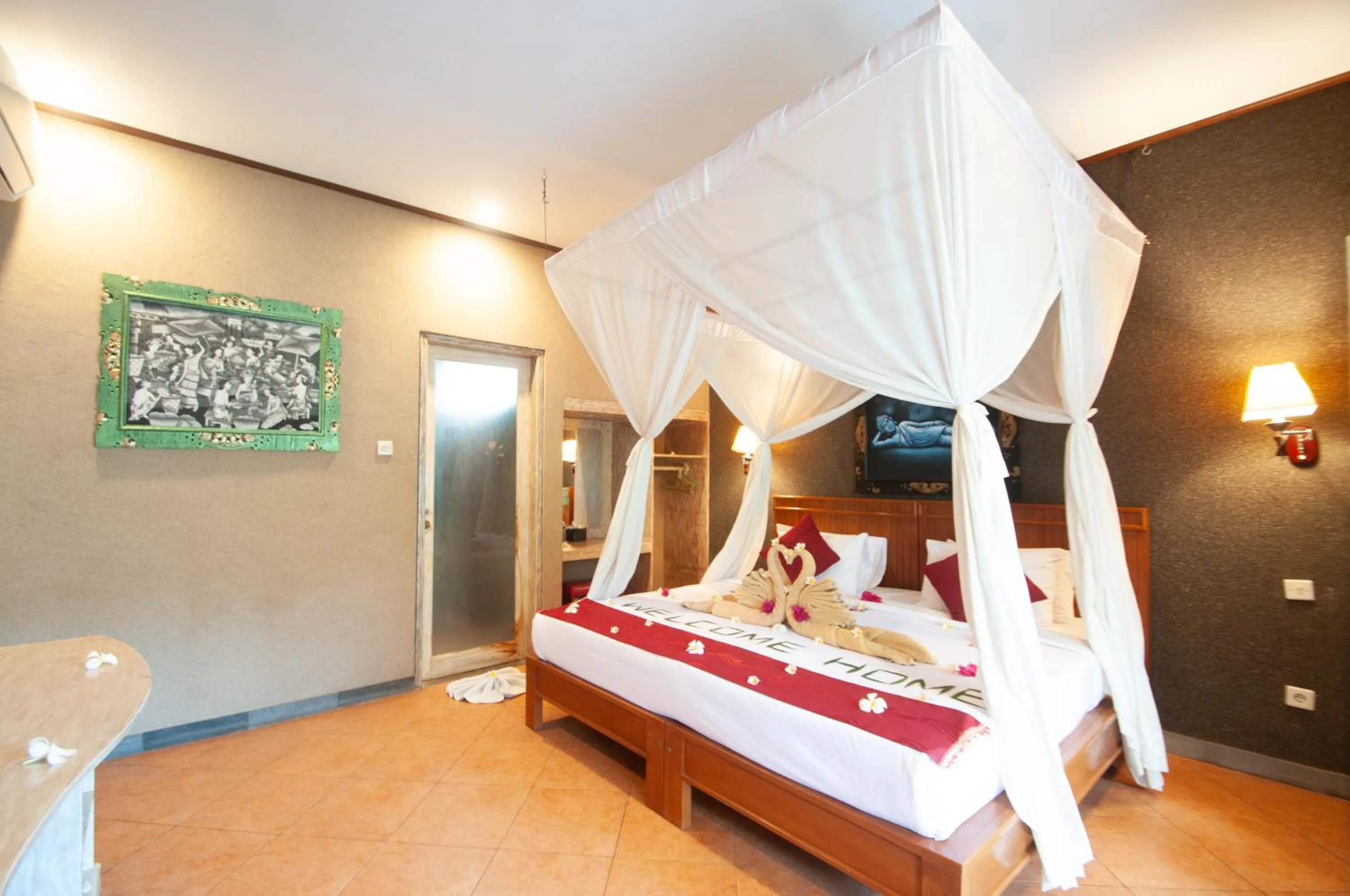 Bedroom, Bed in Kubuku Eco Dive Lodge and Yoga