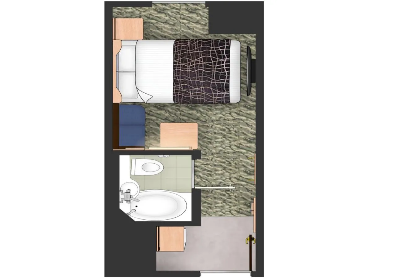 Floor plan in APA Hotel Kyoto Gion Excellent