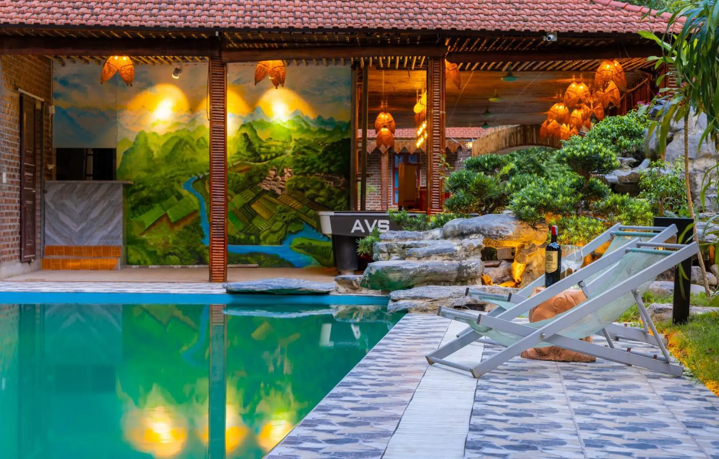 Property building in Trang An Spring Garden Homestay Property building in Trang An Spring Garden Homestay