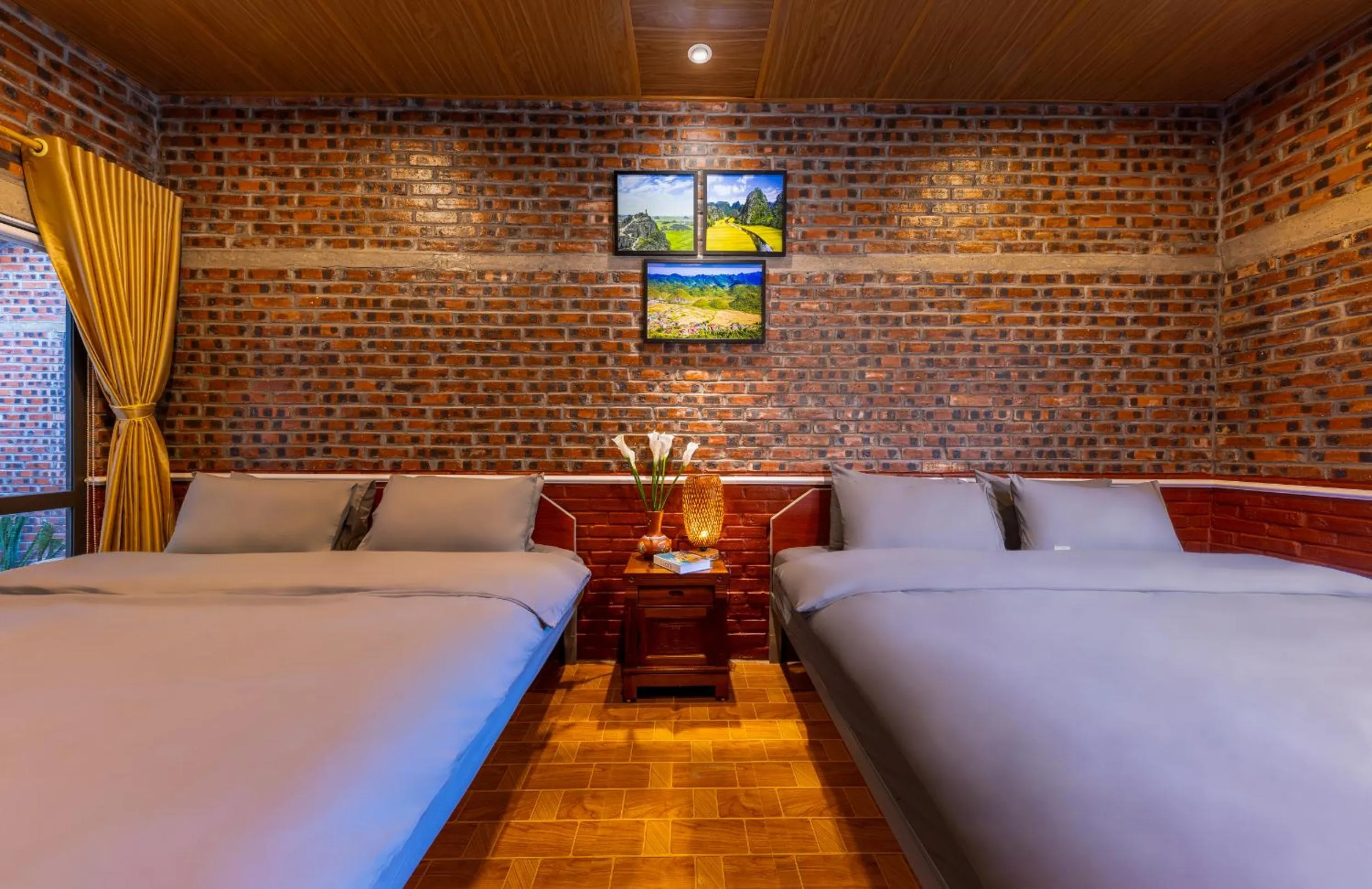 Bed in Trang An Spring Garden Homestay