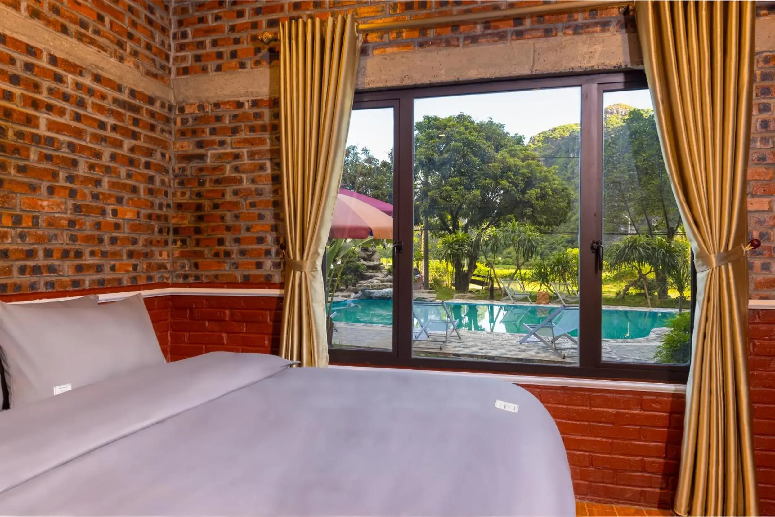 Bed in Trang An Spring Garden Homestay Bed in Trang An Spring Garden Homestay