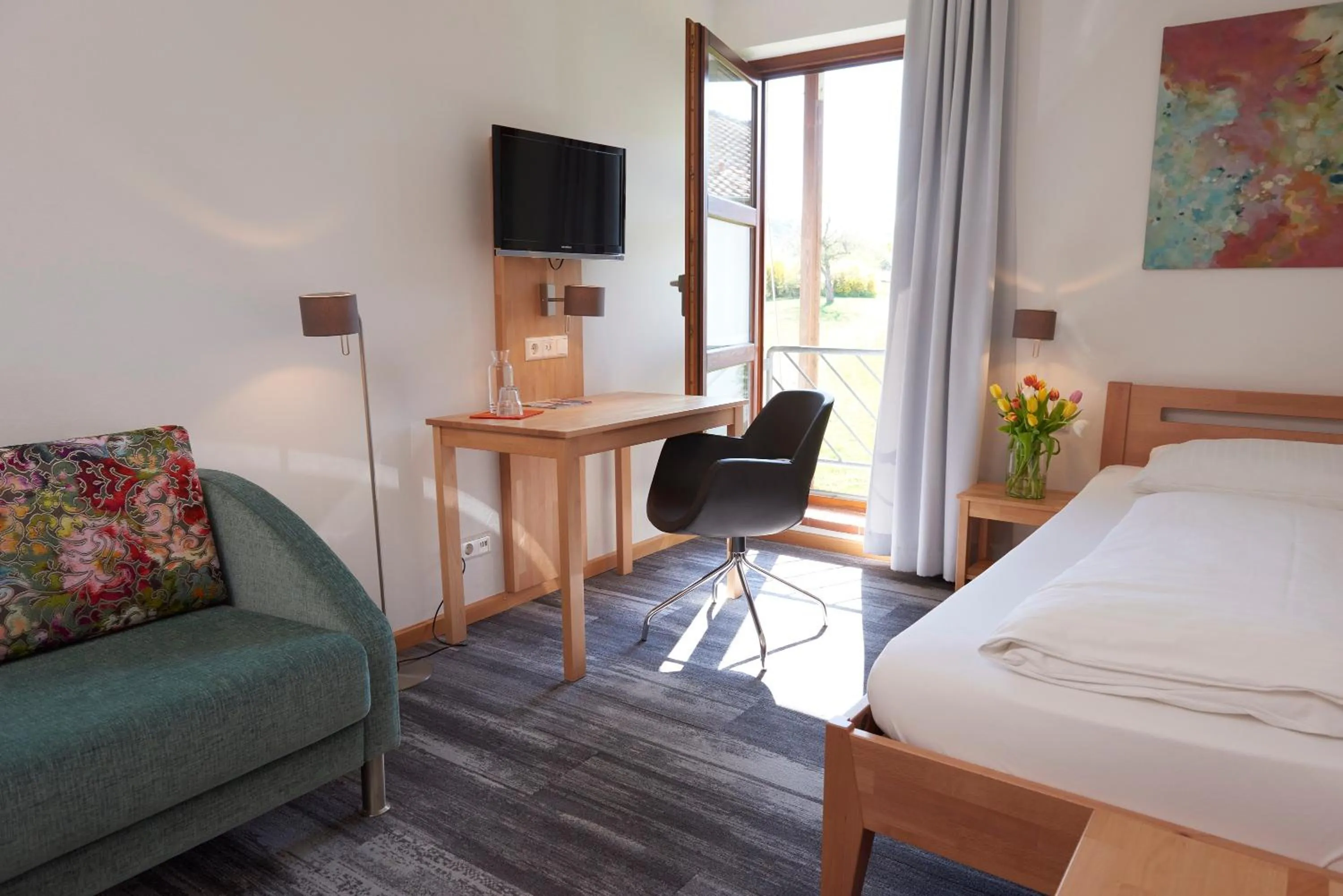 Photo of the whole room, Bed in Hohenwart Forum