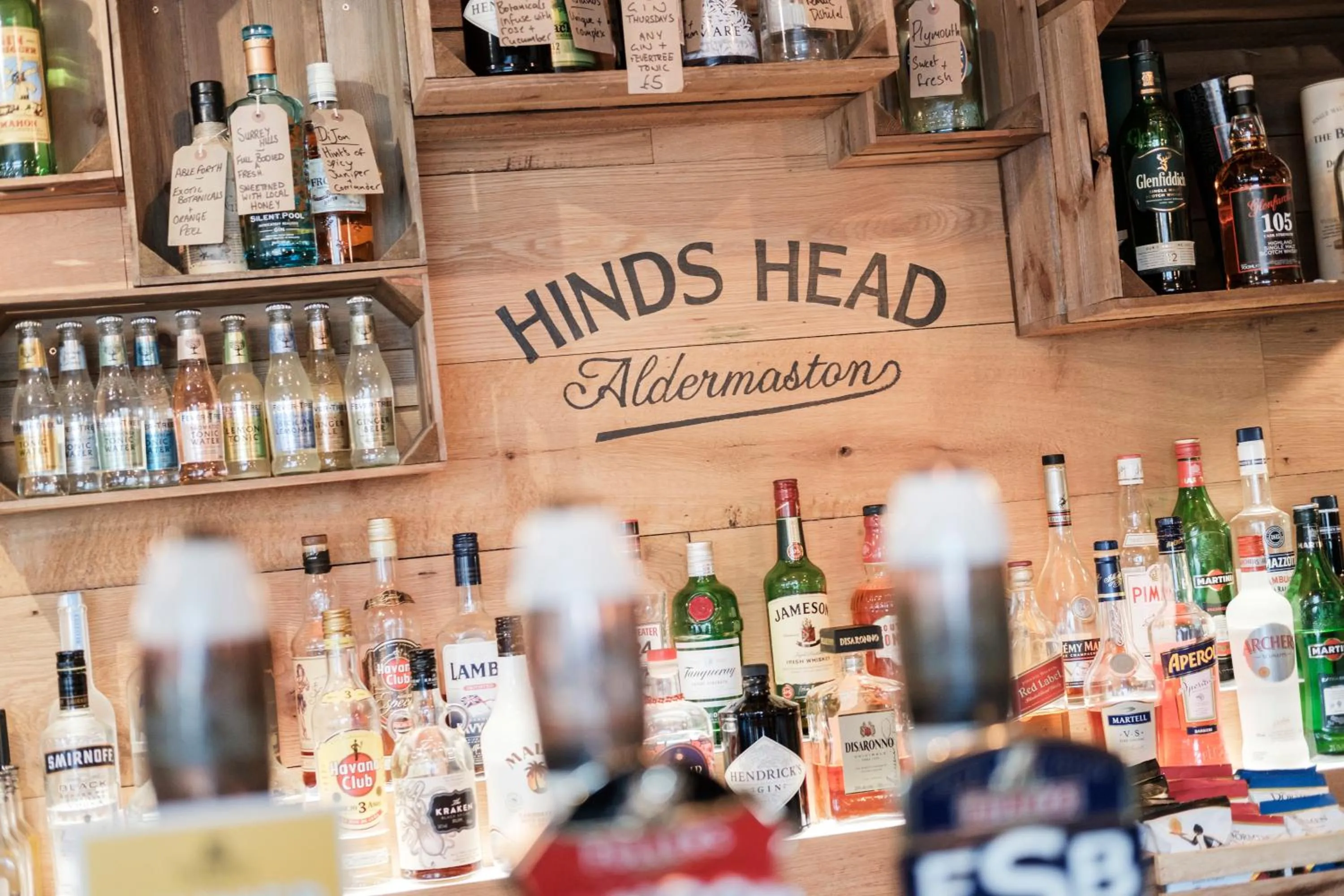 Lounge or bar in Hinds Head