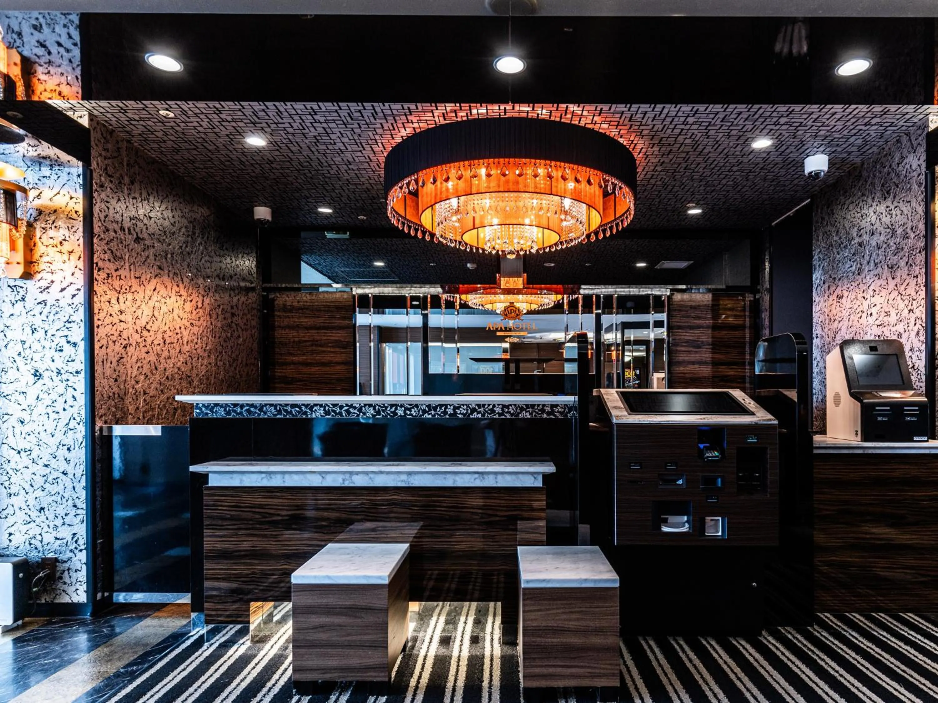 Seating area in APA Hotel Himeji Ekikita