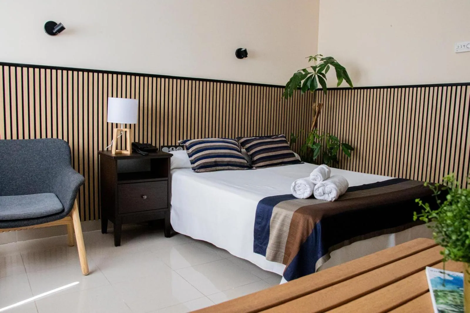 Bed in Hotel Escuela San Cristobal