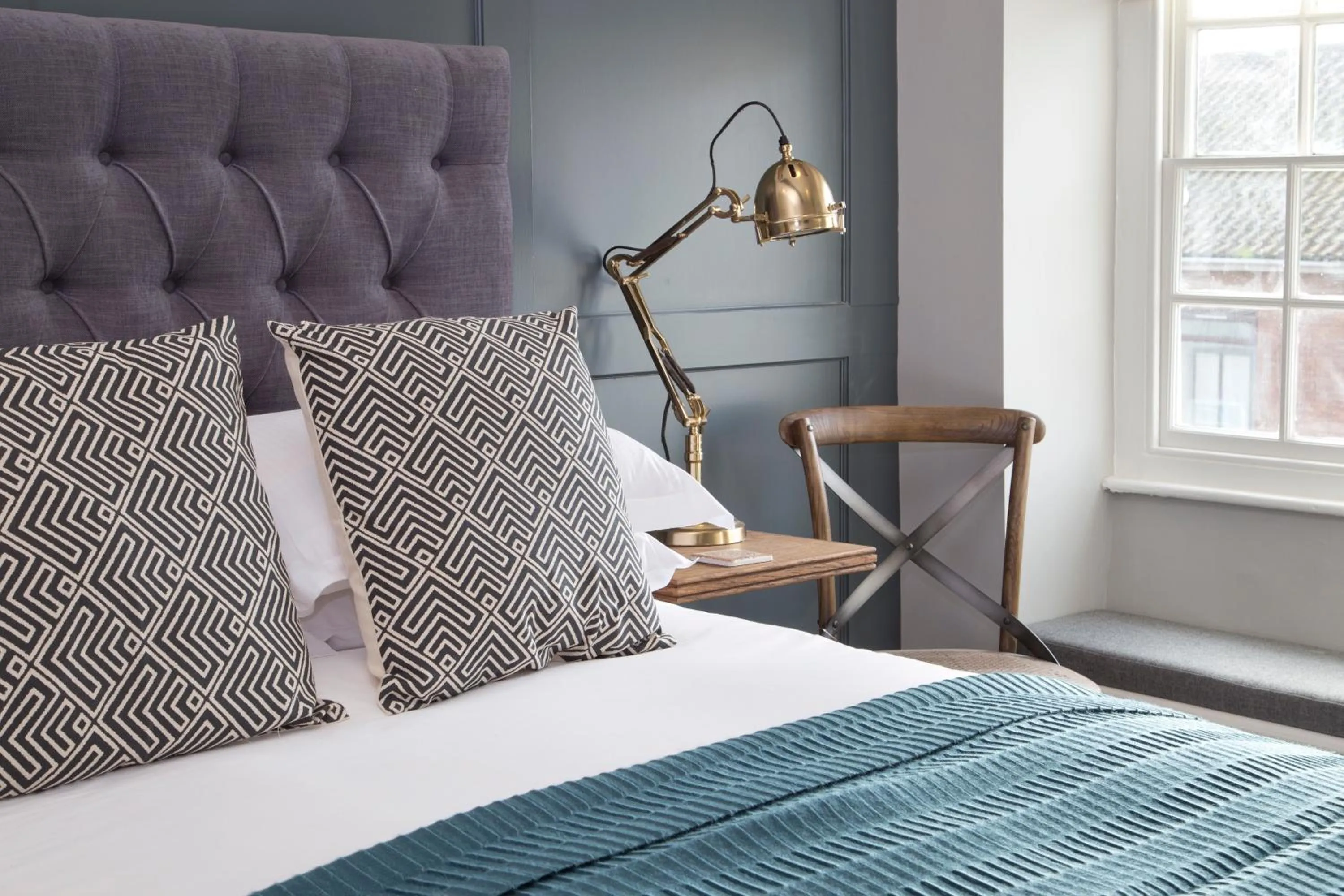 Bedroom, Bed in The George Townhouse