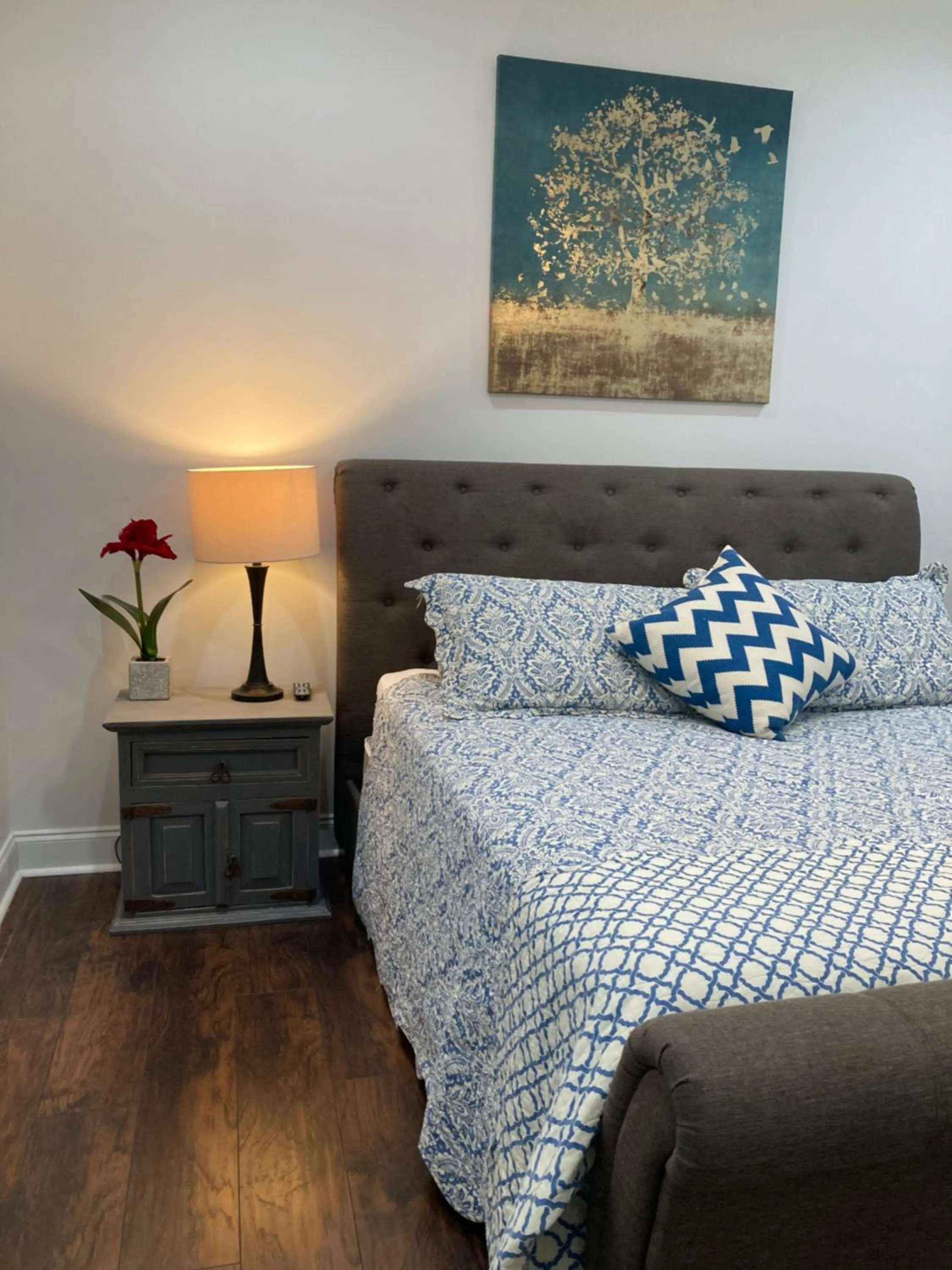 Bed in New Orleans Home Sweet Home