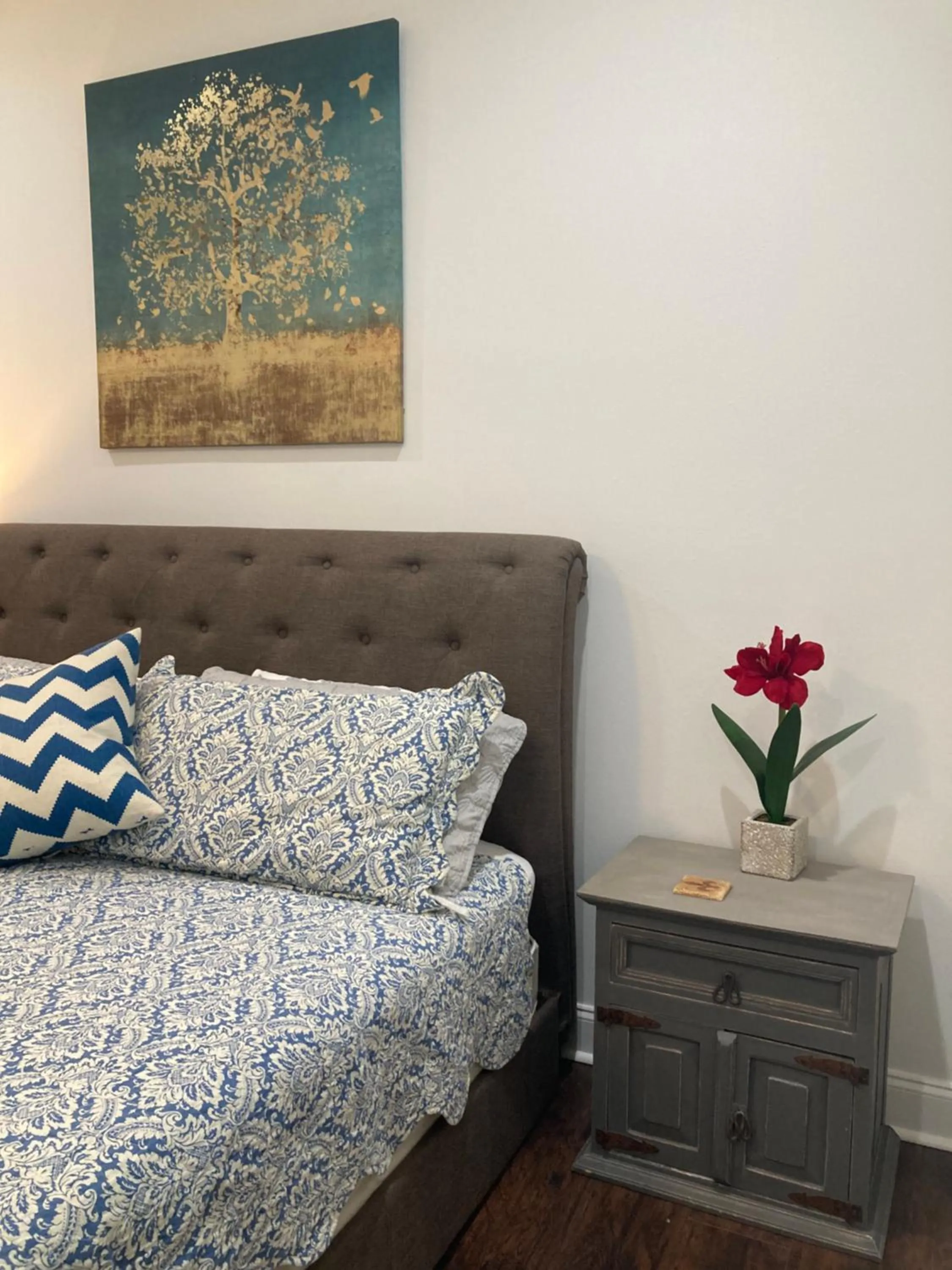 Bed in New Orleans Home Sweet Home